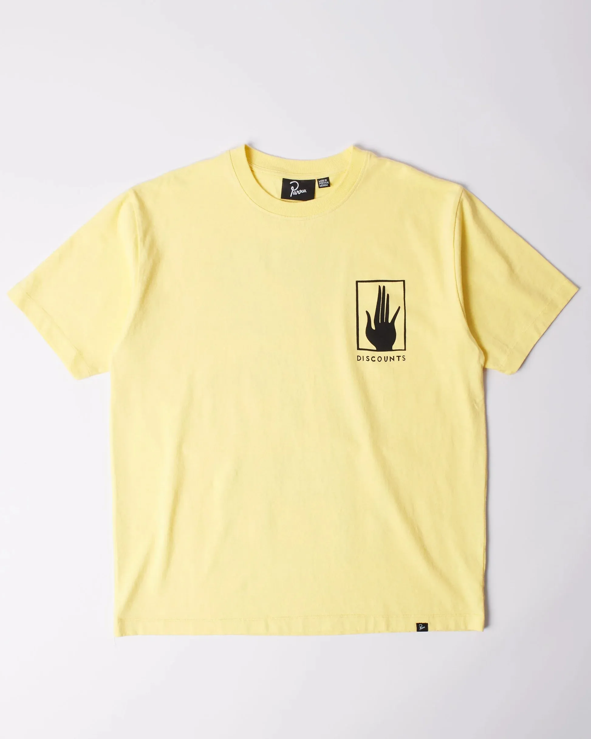 Parra Yoga Discounts Tee // Yellow
