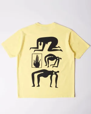 Parra Yoga Discounts Tee // Yellow