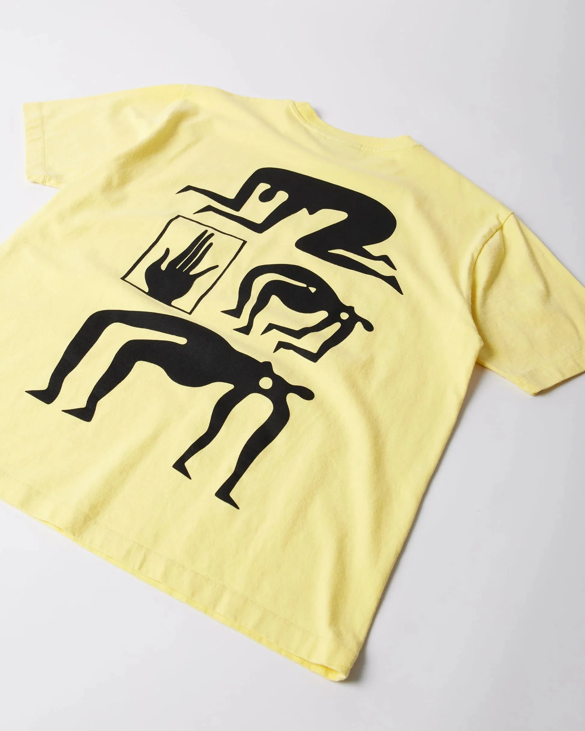 Parra Yoga Discounts Tee // Yellow