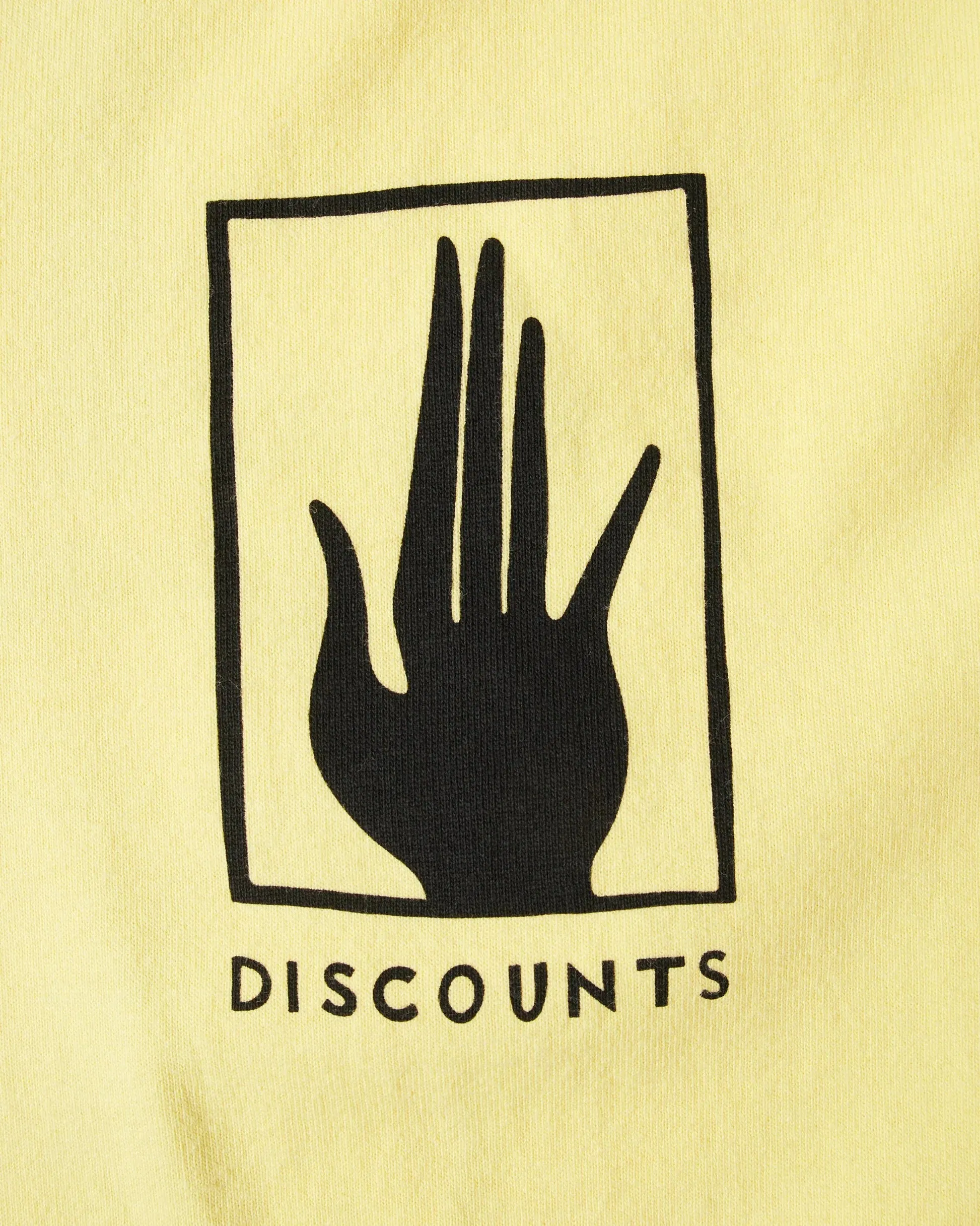 Parra Yoga Discounts Tee // Yellow