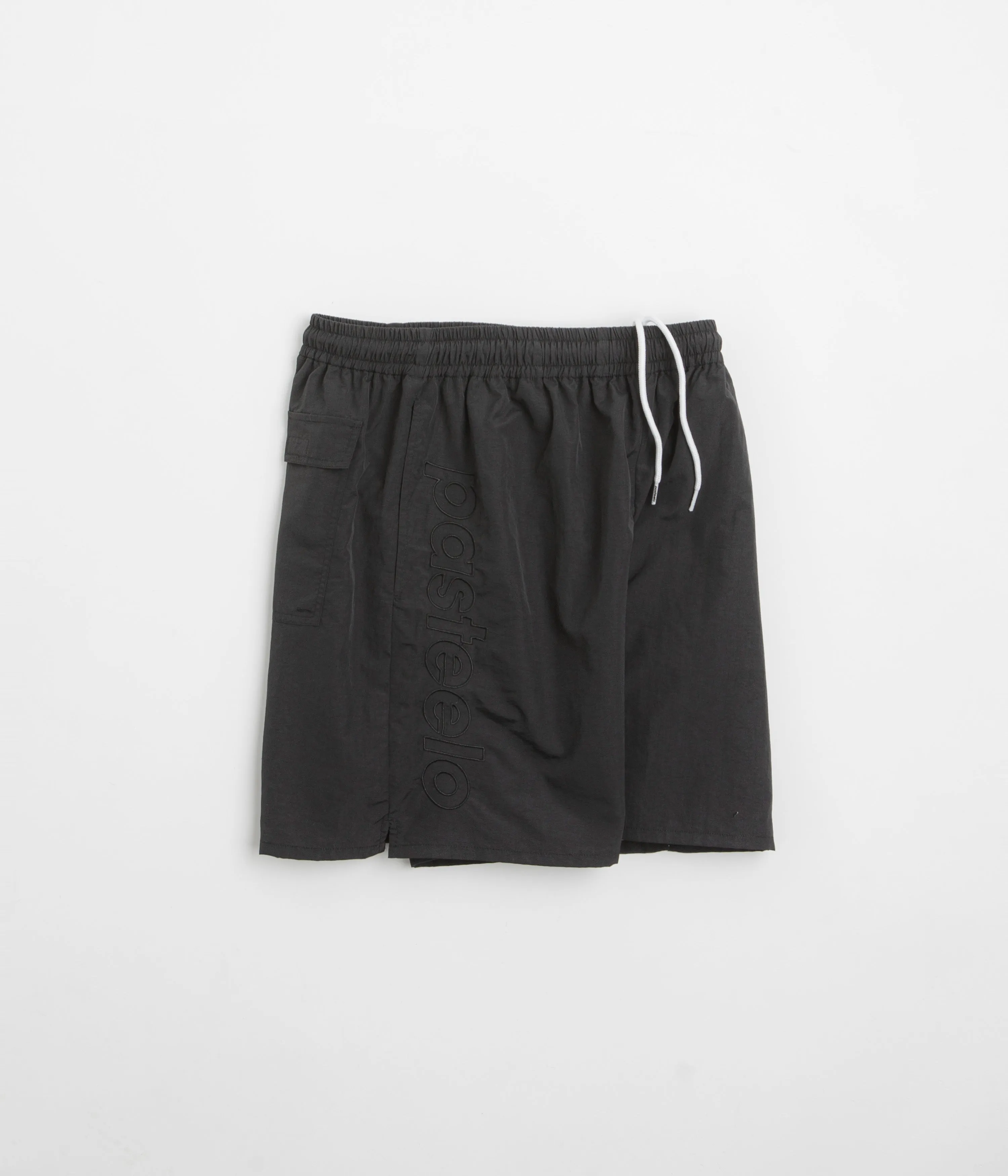 Pasteelo Script Active Shorts - Black