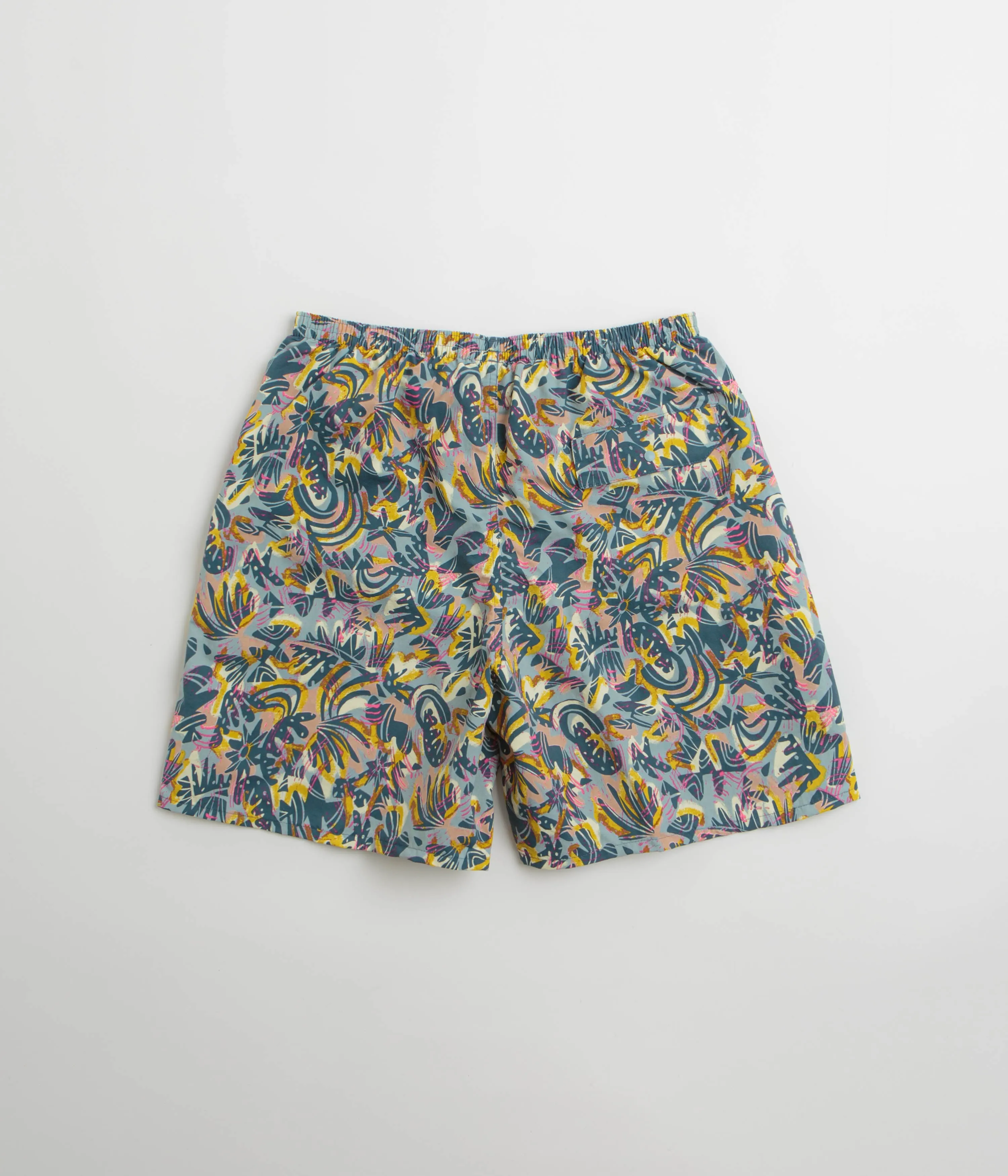 Patagonia Baggies Longs 7 Shorts - Wild Botanist: Tidal Teal