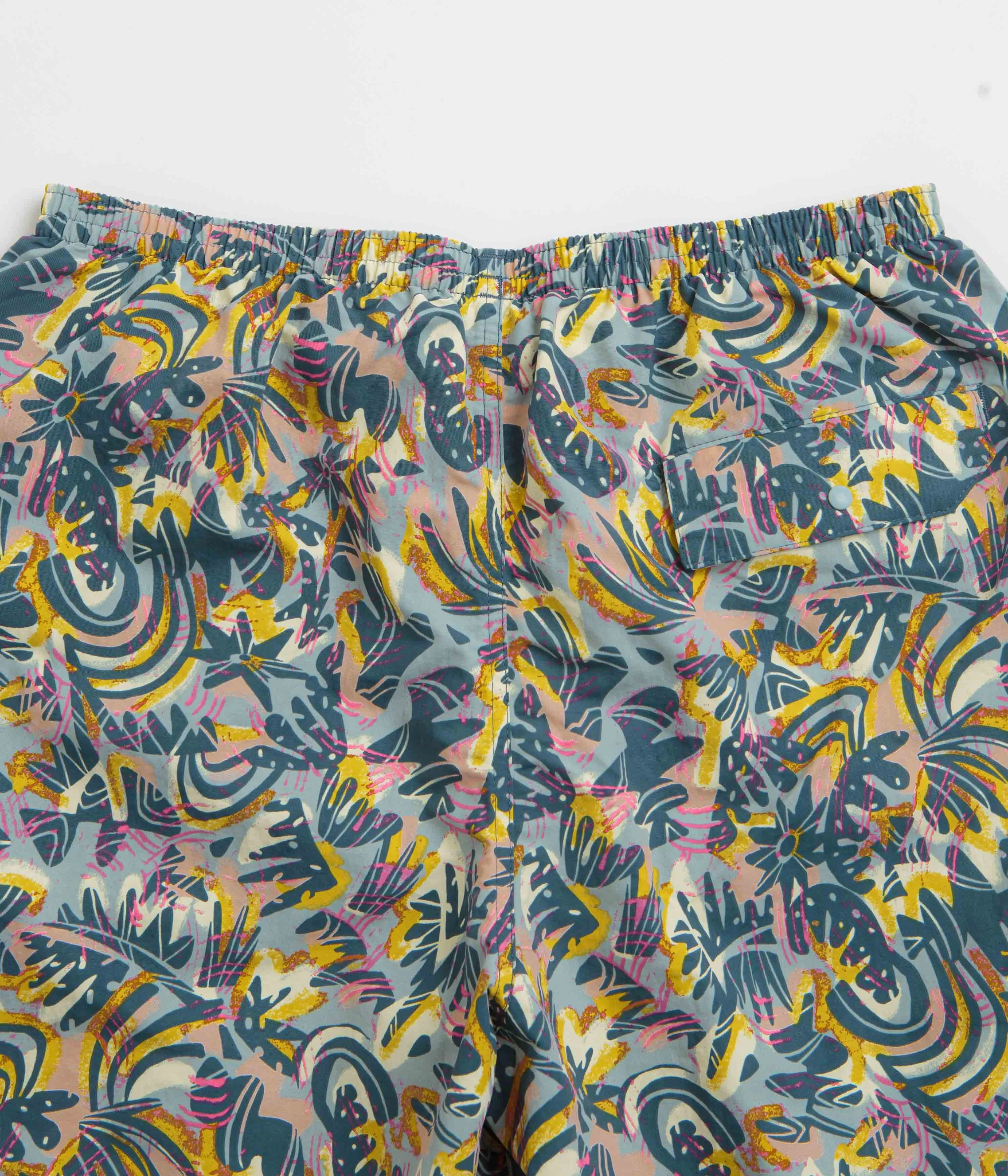 Patagonia Baggies Longs 7 Shorts - Wild Botanist: Tidal Teal