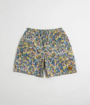 Patagonia Baggies Longs 7 Shorts - Wild Botanist: Tidal Teal