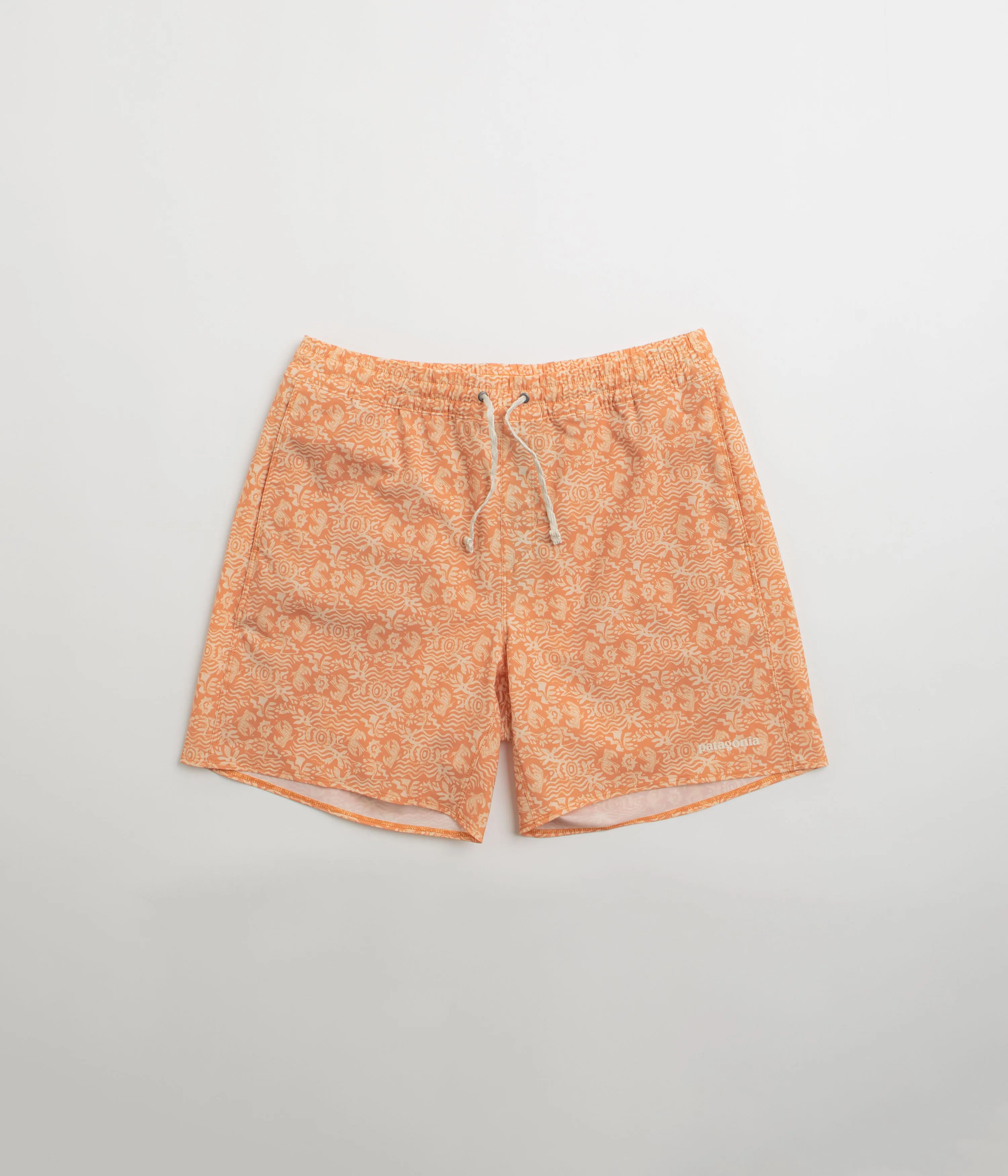 Patagonia Hydropeak Volley 16 Shorts - Mountain Breeze: Sunset Orange