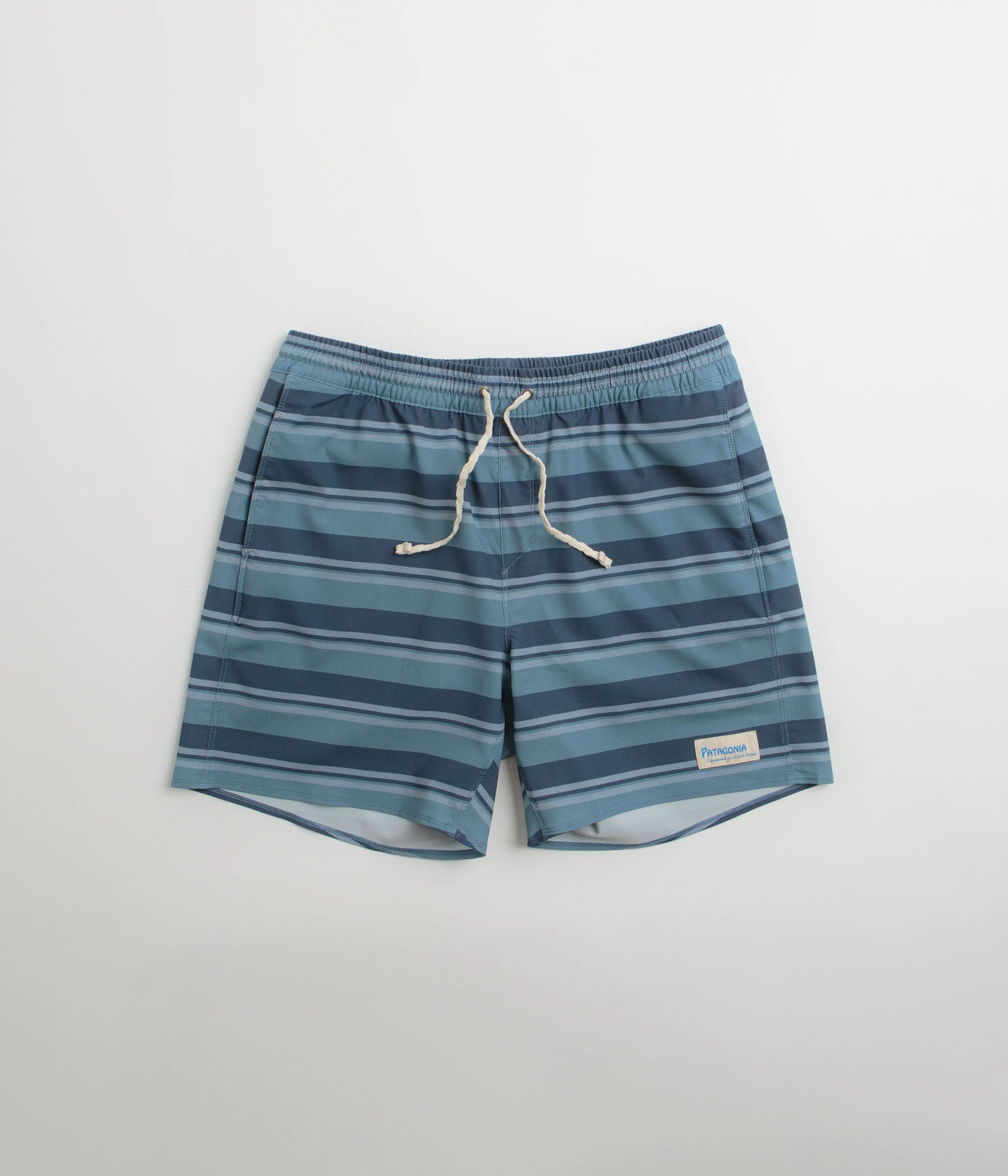 Patagonia Hydropeak Volley 16 Shorts - Twinnie Stripe: Still Blue