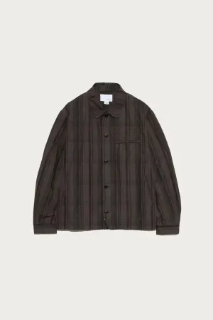 Plaid Dock Jacket - Brown