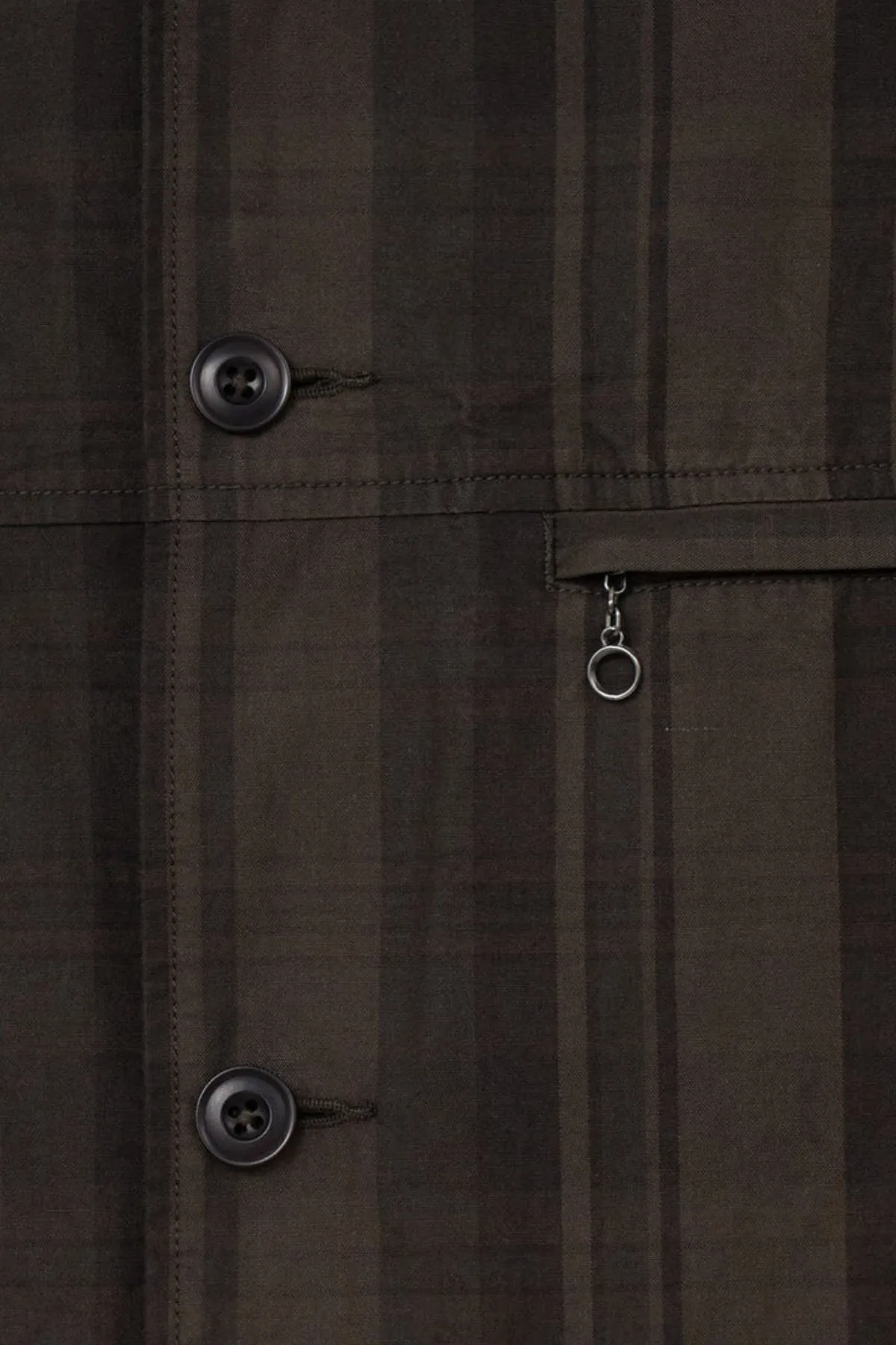 Plaid Dock Jacket - Brown