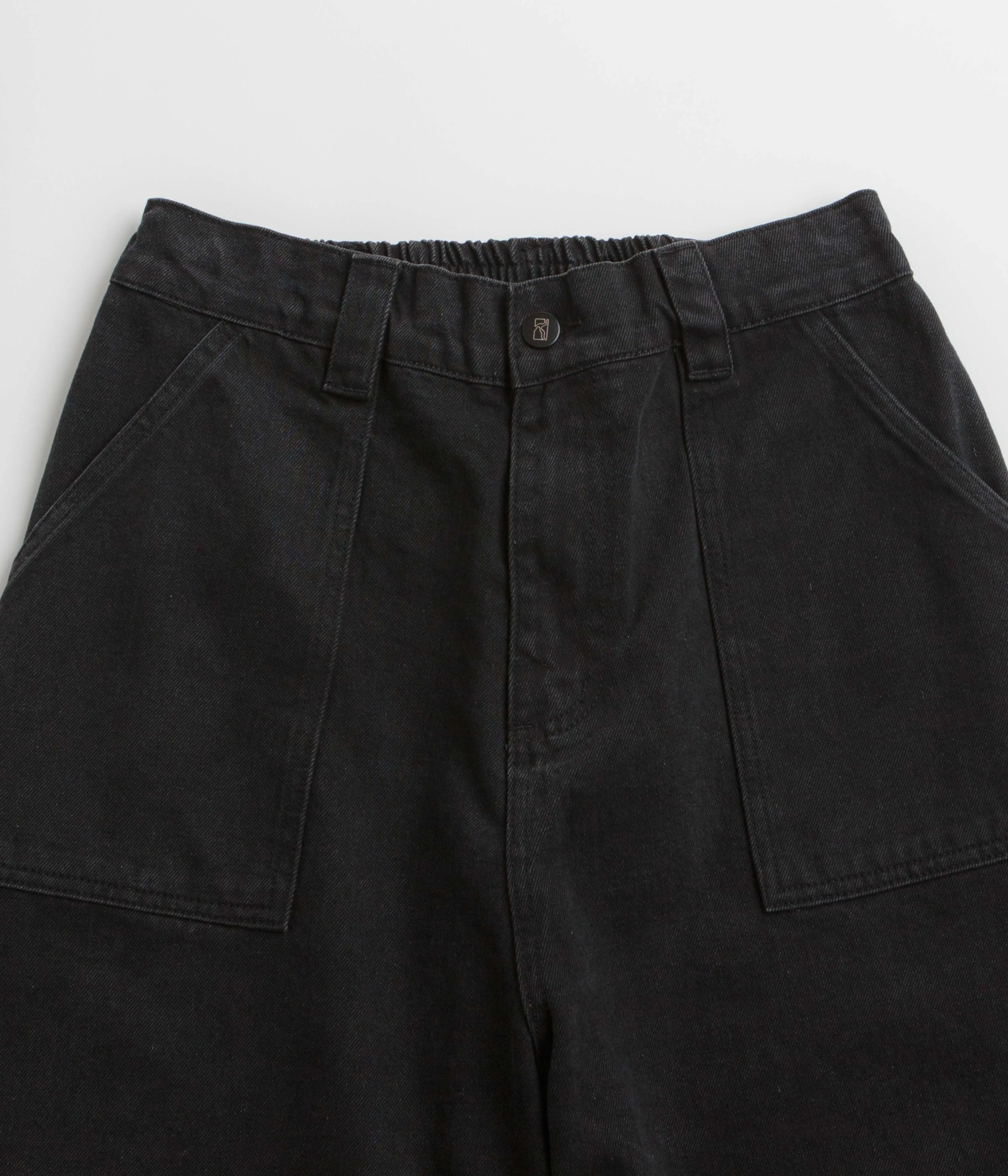 Poetic Collective Denim Painter Shorts - Black