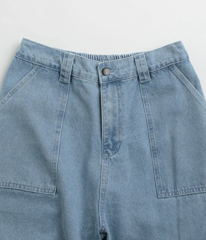 Poetic Collective Painter Shorts - Light Denim