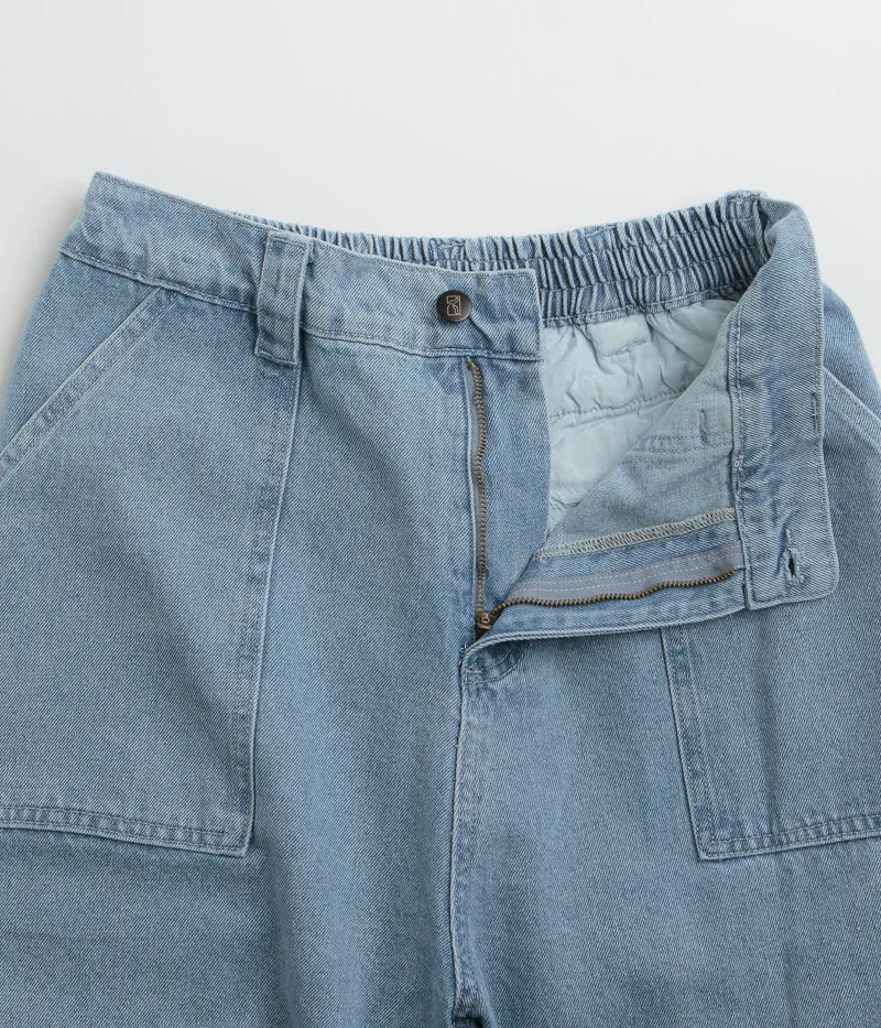 Poetic Collective Painter Shorts - Light Denim