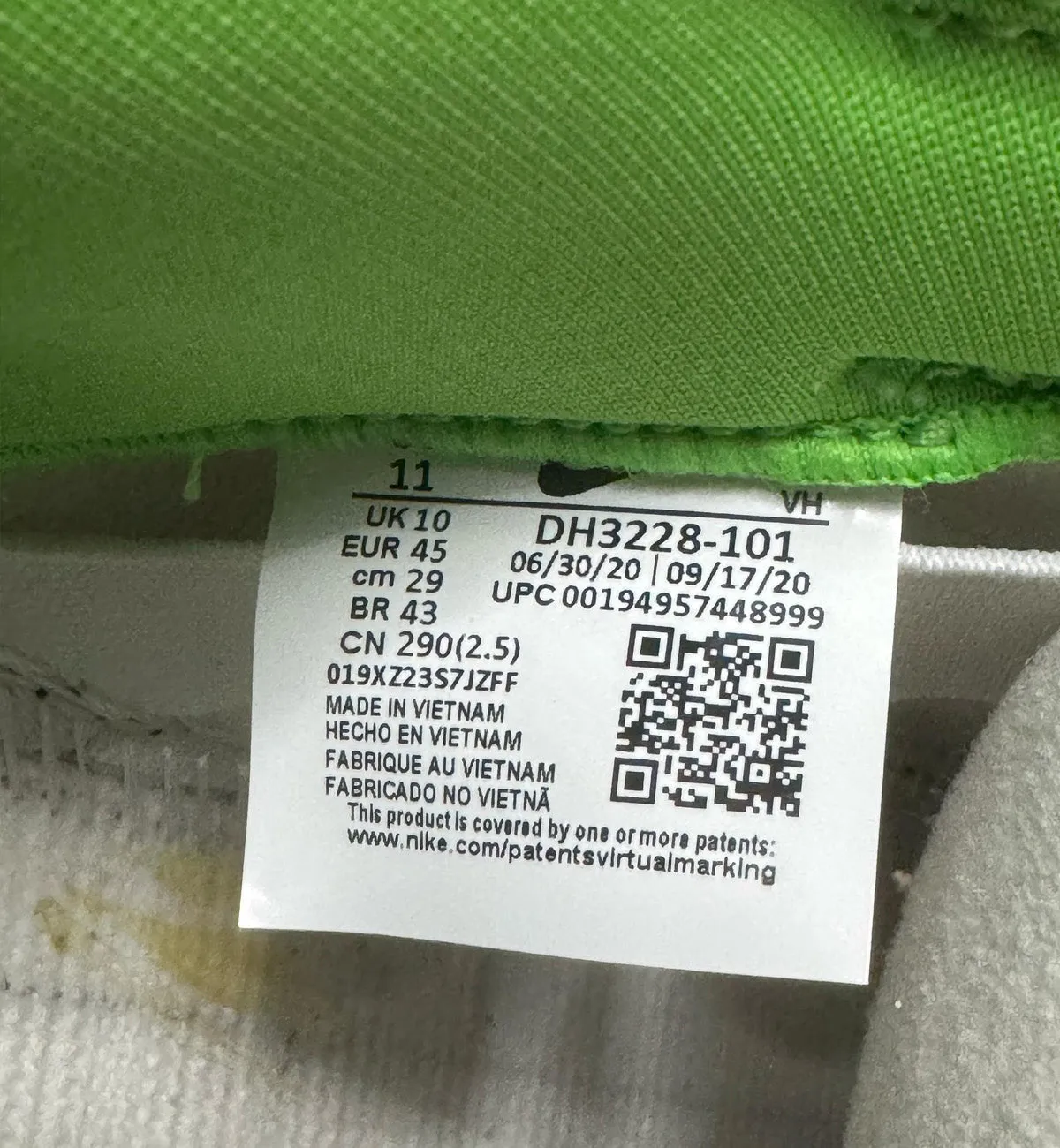 [Pre-used] Nike SB Dunk Low Mean Green