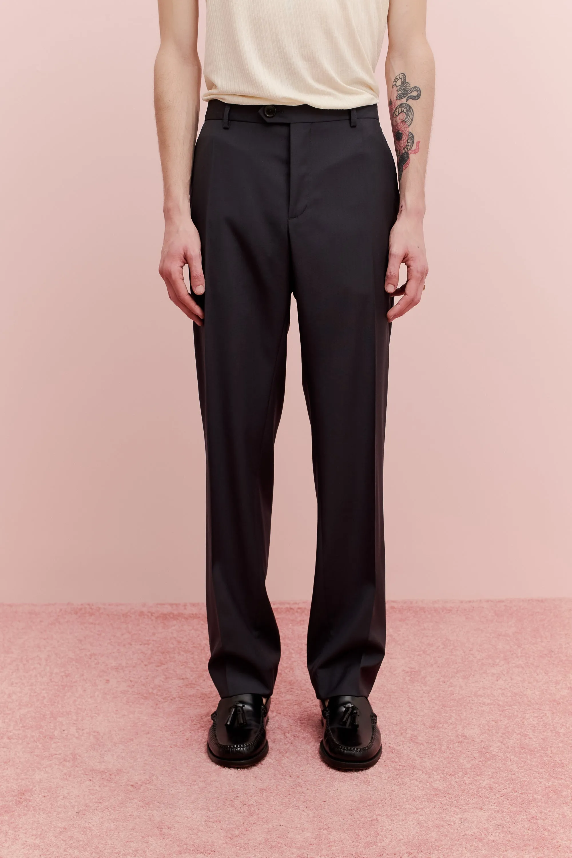 RELAXED TAILORED TROUSERS