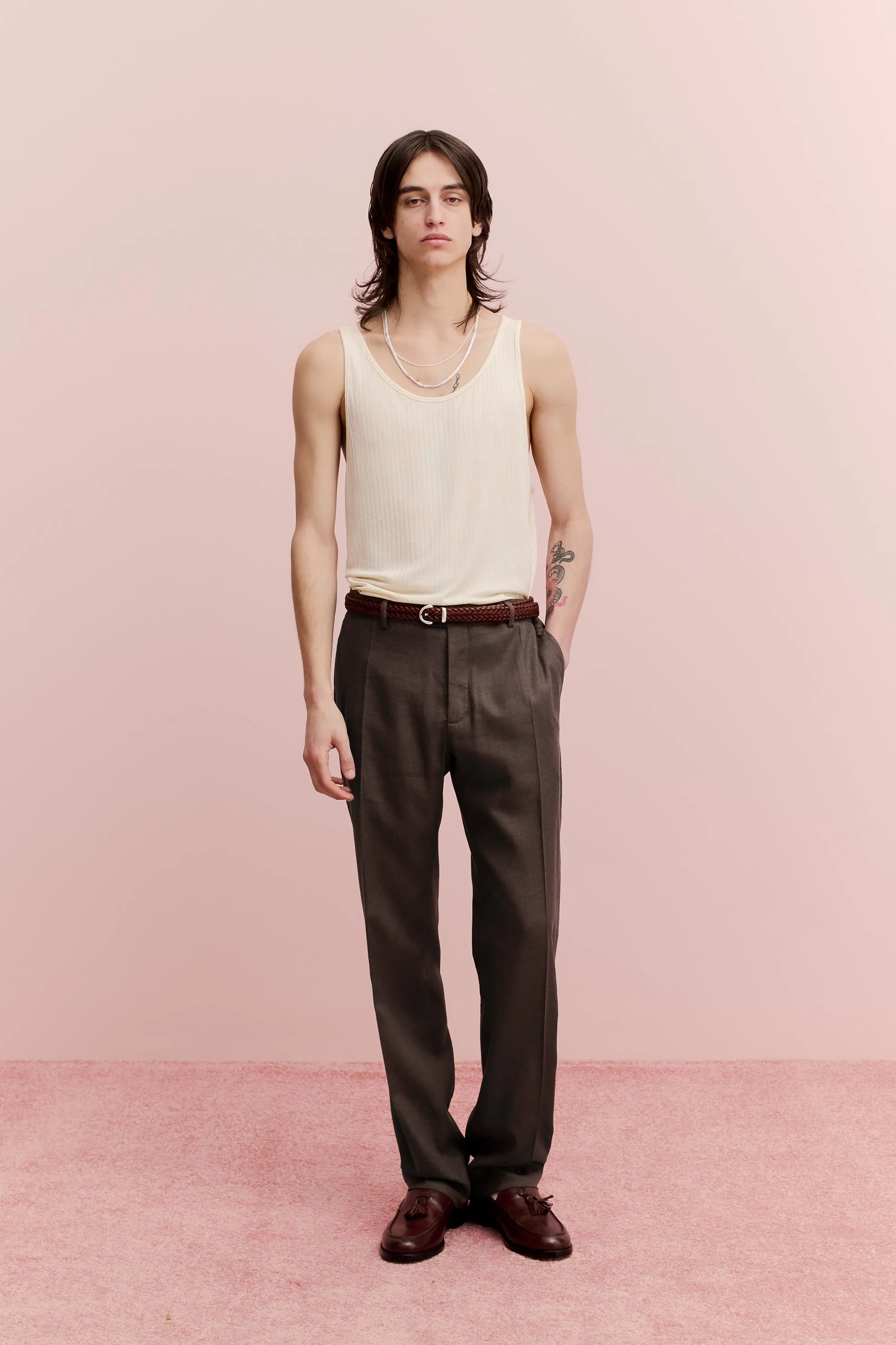 RELAXED TAILORED TROUSERS