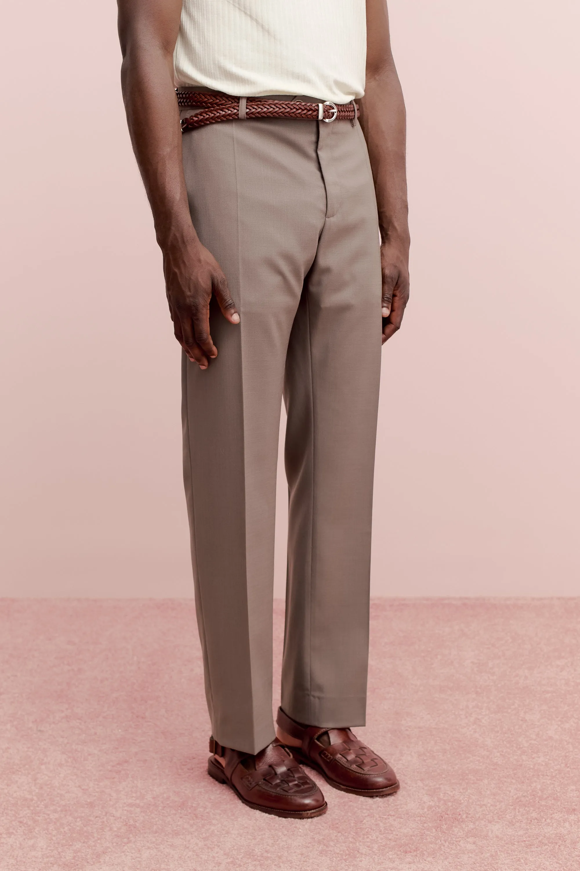RELAXED TAILORED TROUSERS