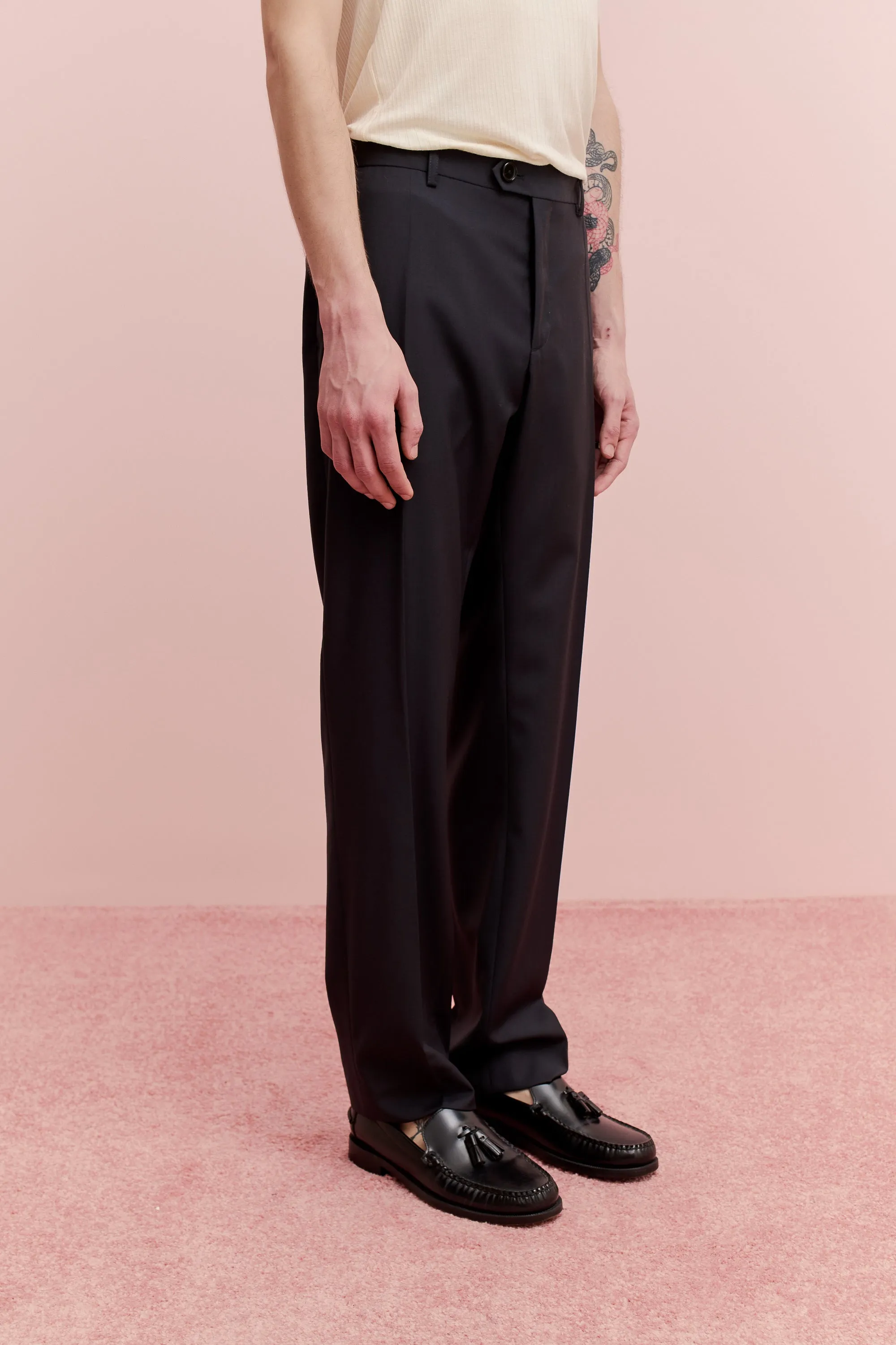 RELAXED TAILORED TROUSERS