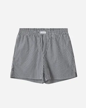 Rnne Essential Pajamas Shorts - Black/White Stripe