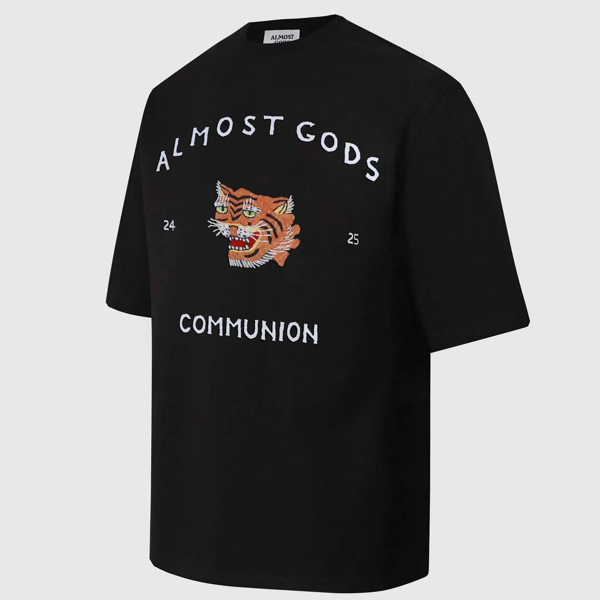 Saigon Hand Embroidered Tee (Black)