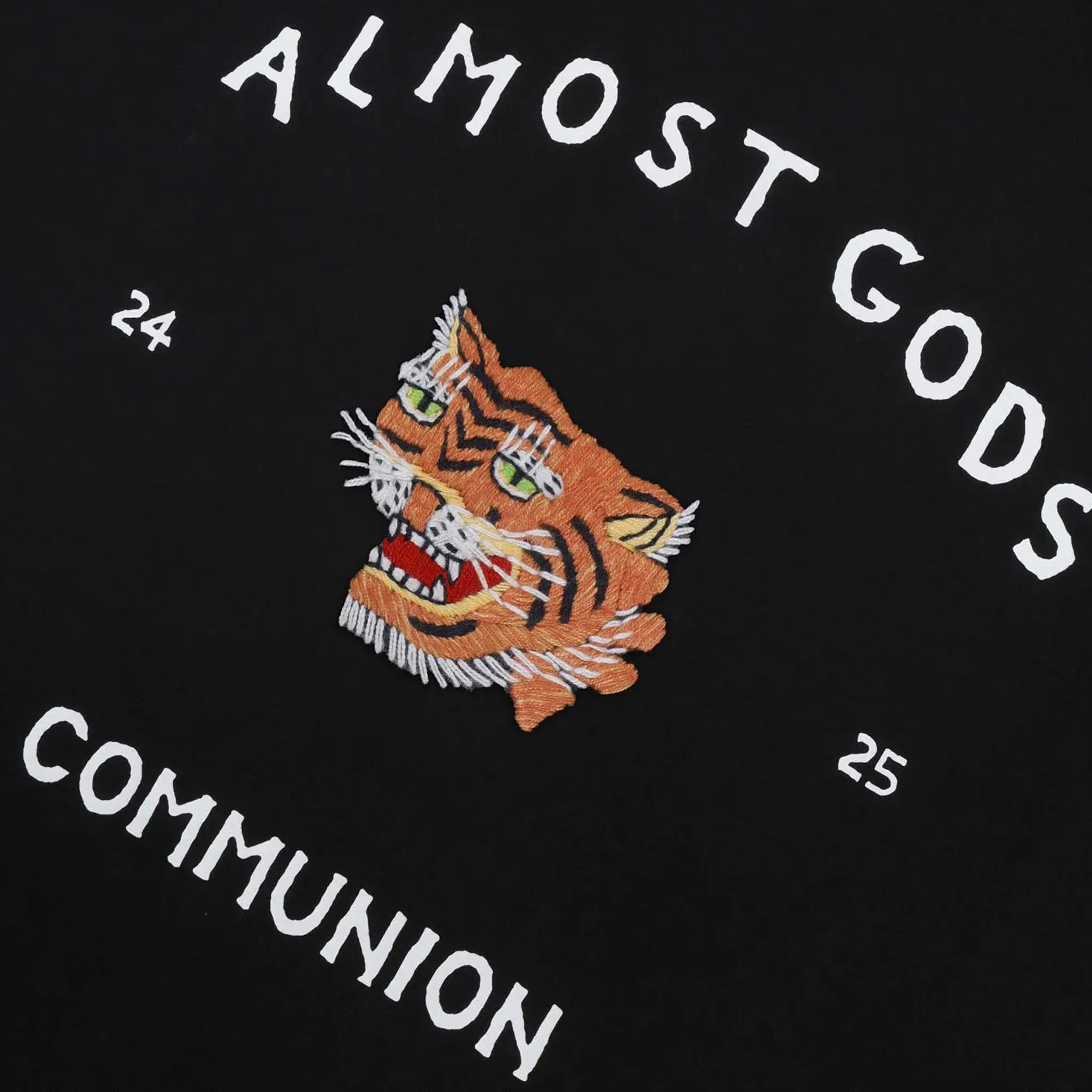 Saigon Hand Embroidered Tee (Black)