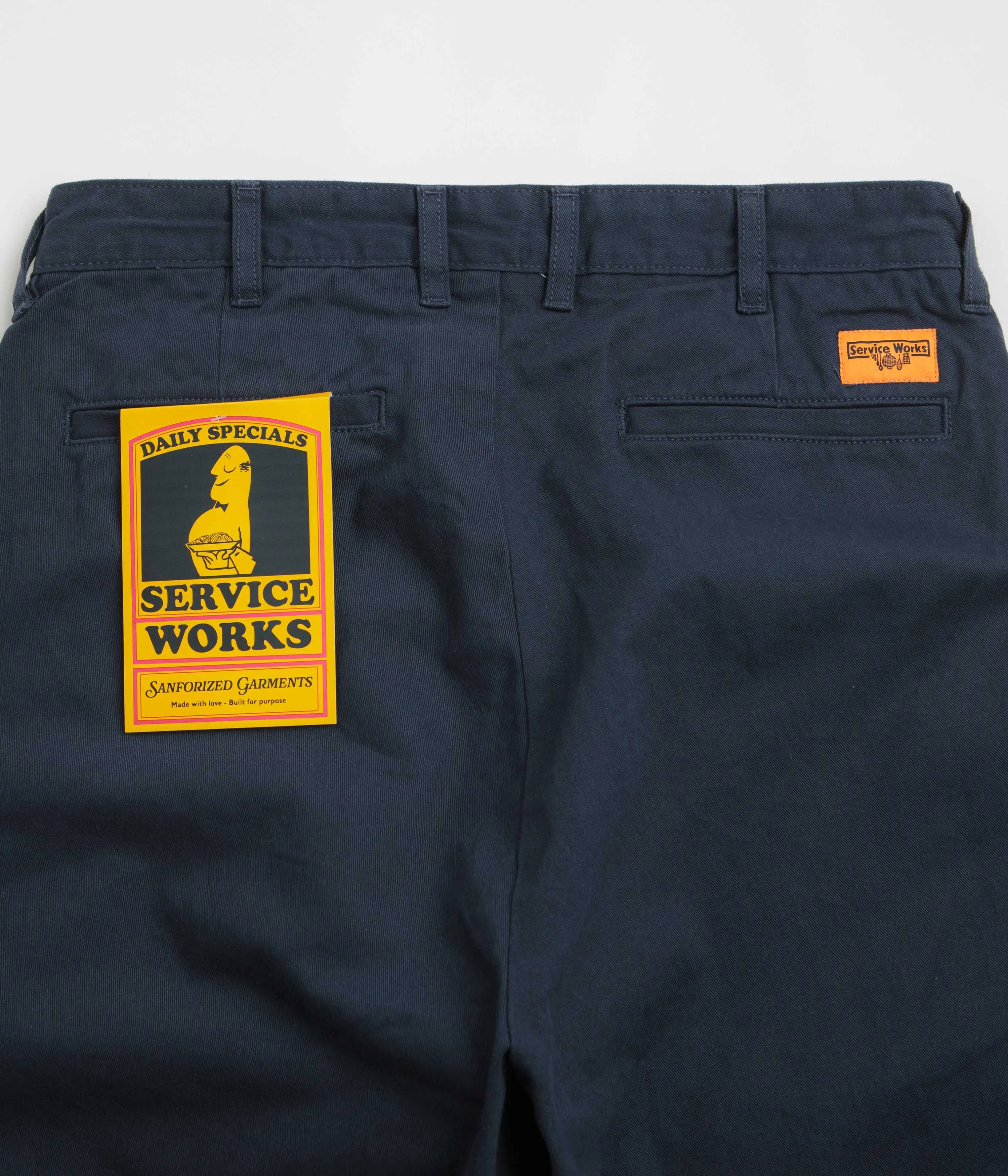 Service Works Drill Part Timer Shorts - Navy