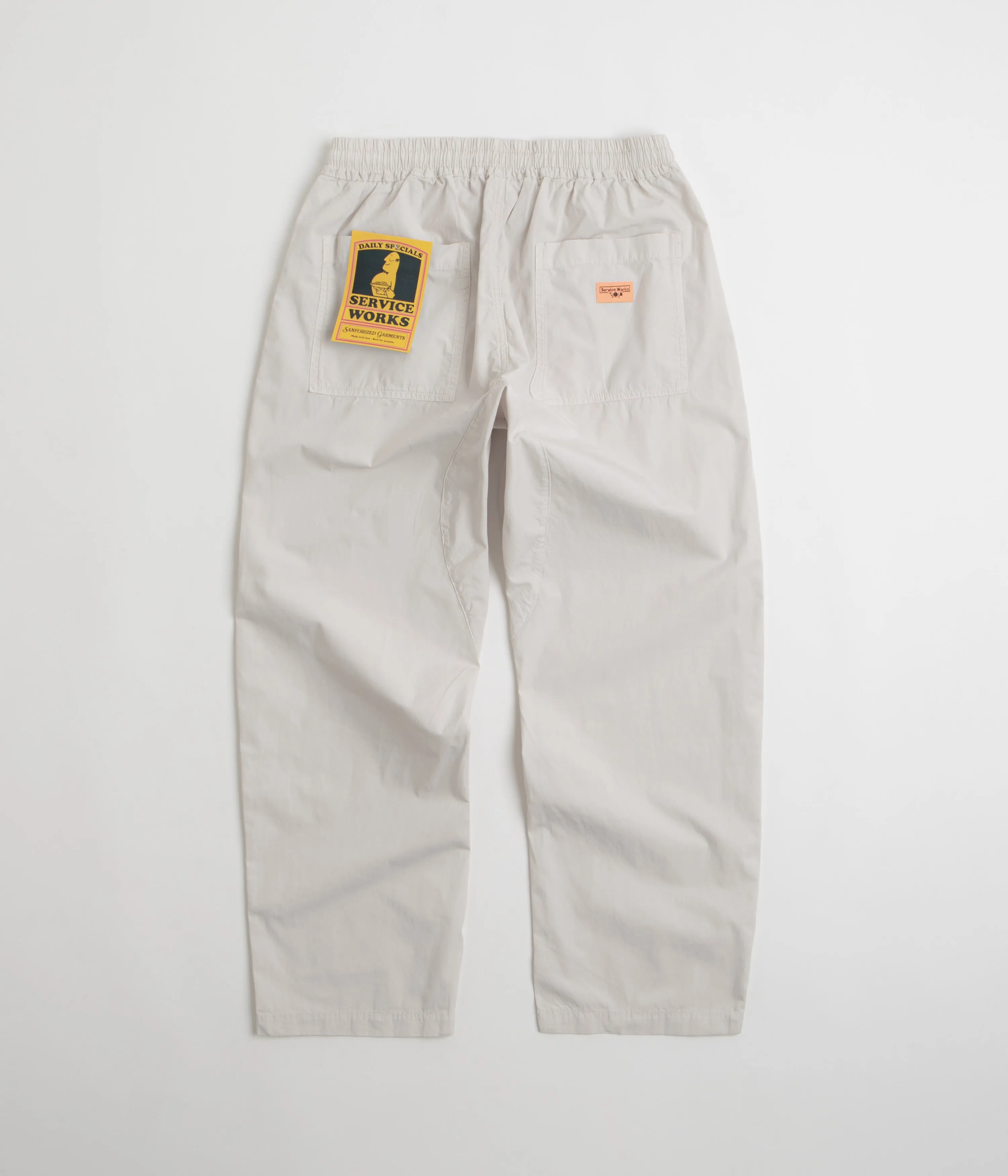 Service Works Poplin Chef Pants - Salt