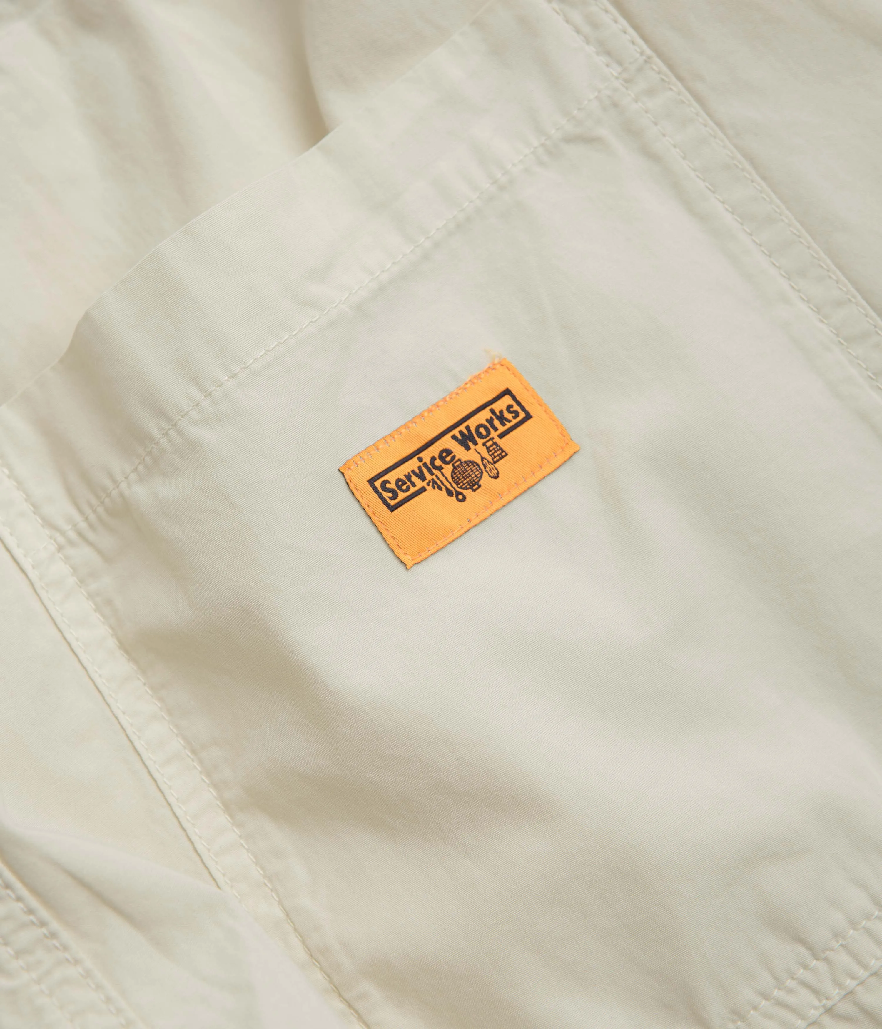 Service Works Poplin Chef Pants - White Oak