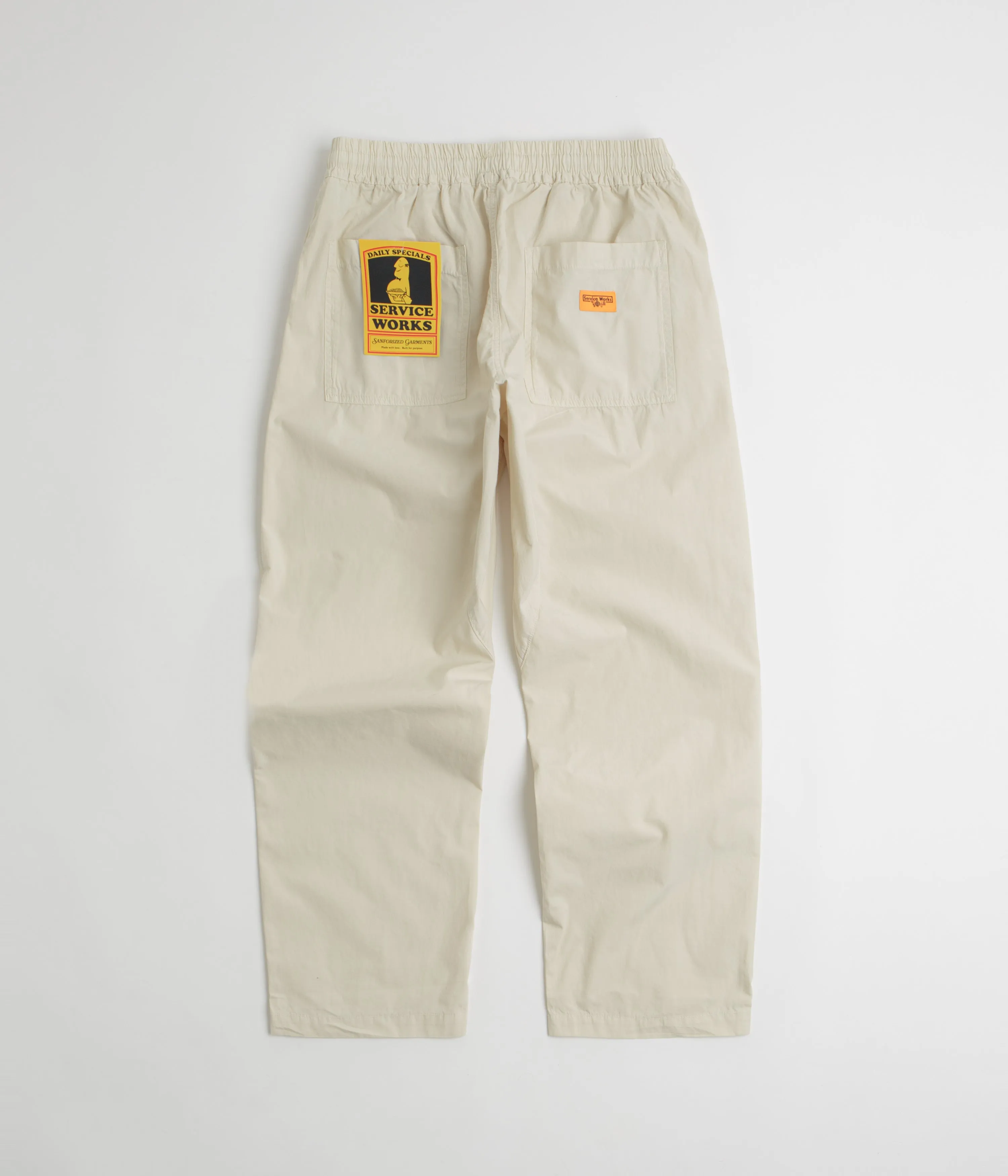 Service Works Poplin Chef Pants - White Oak