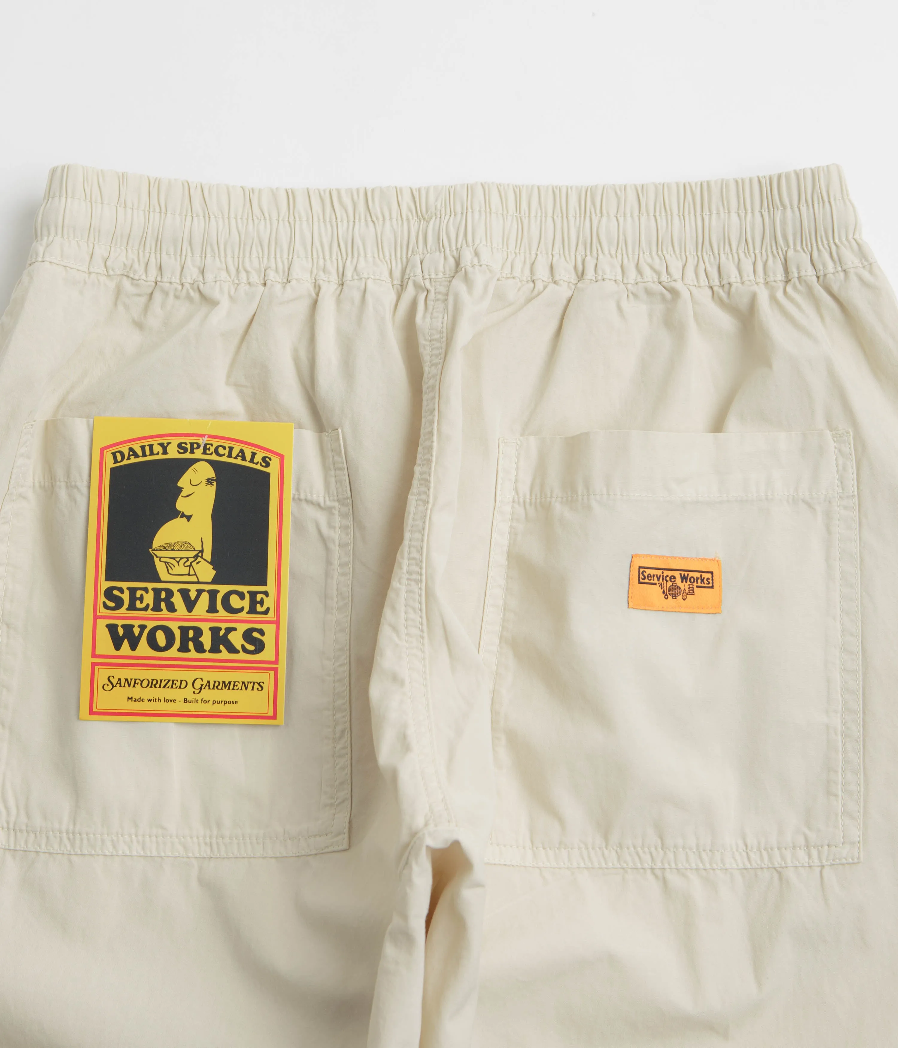 Service Works Poplin Chef Pants - White Oak