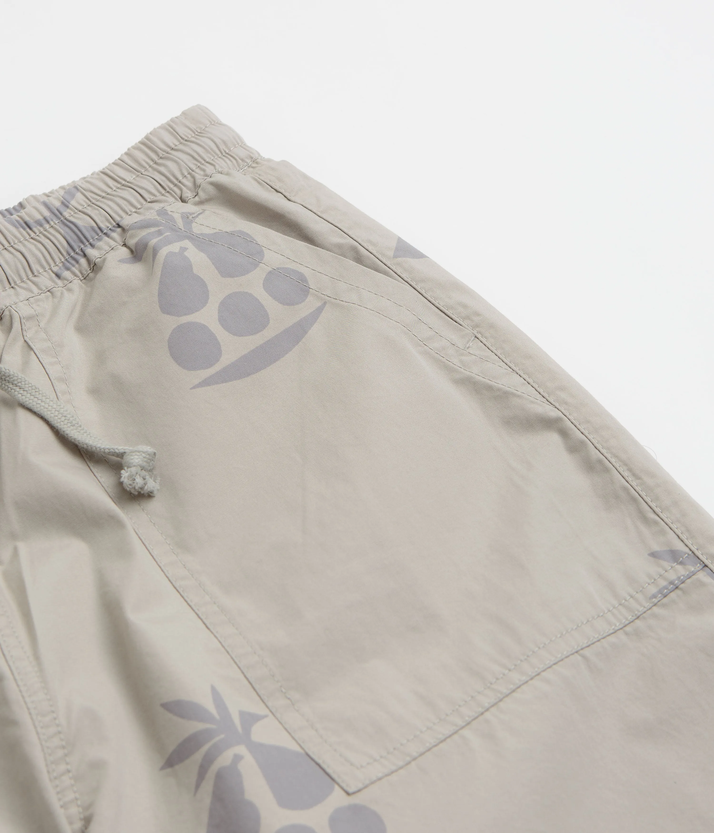 Service Works Poplin Printed Chef Shorts - Stone