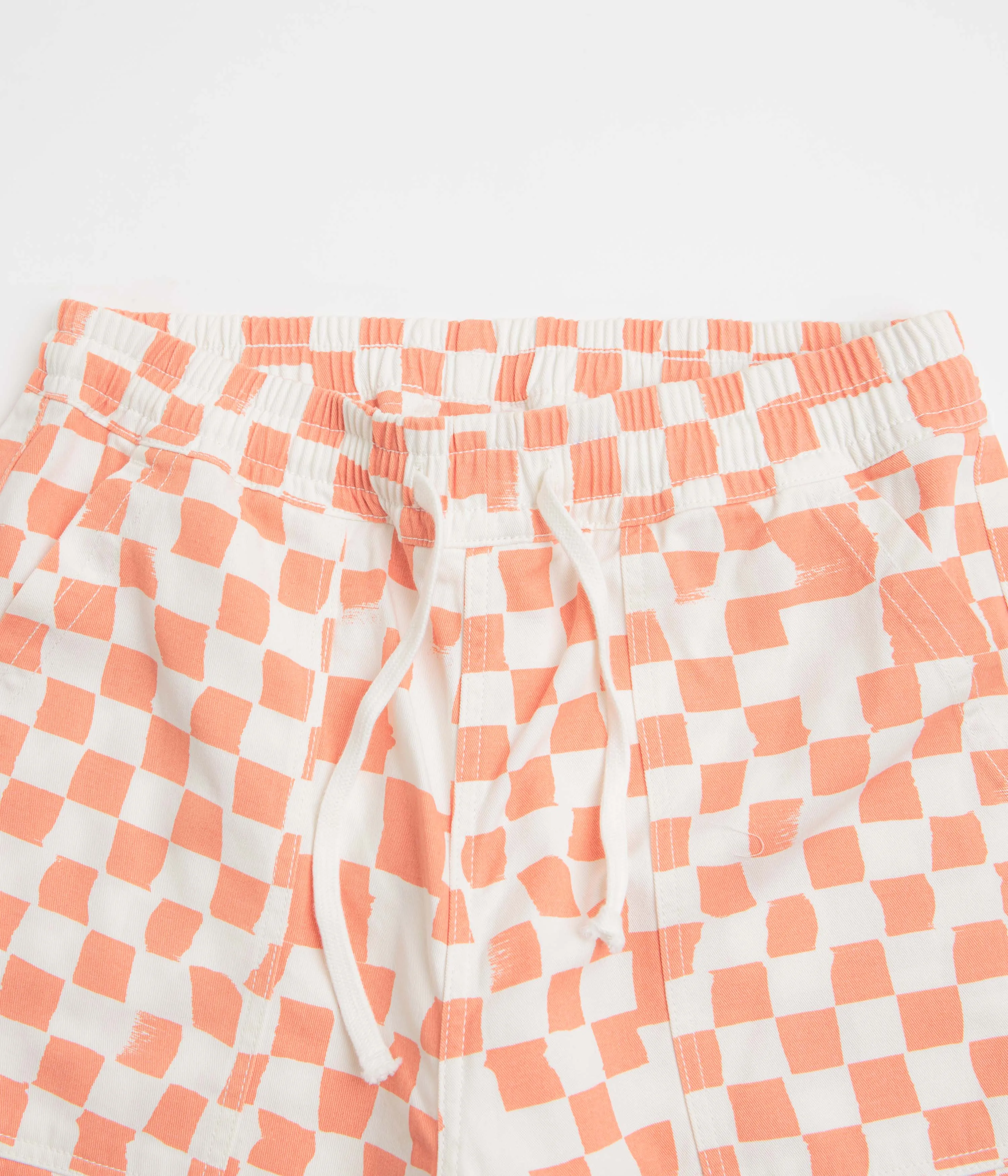 Service Works Printed Chef Shorts - Salmon Checker