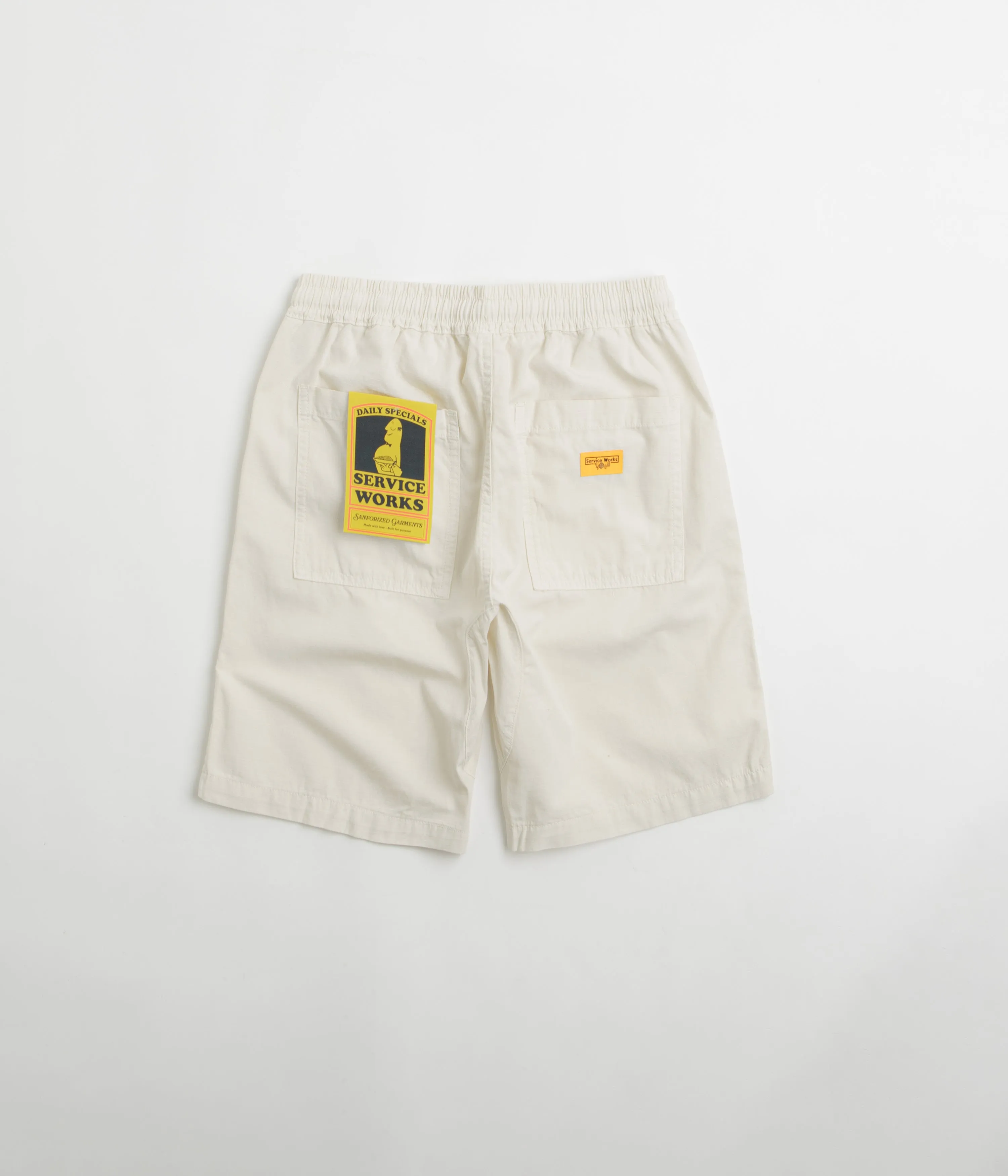 Service Works Ripstop Chef Shorts - Bone