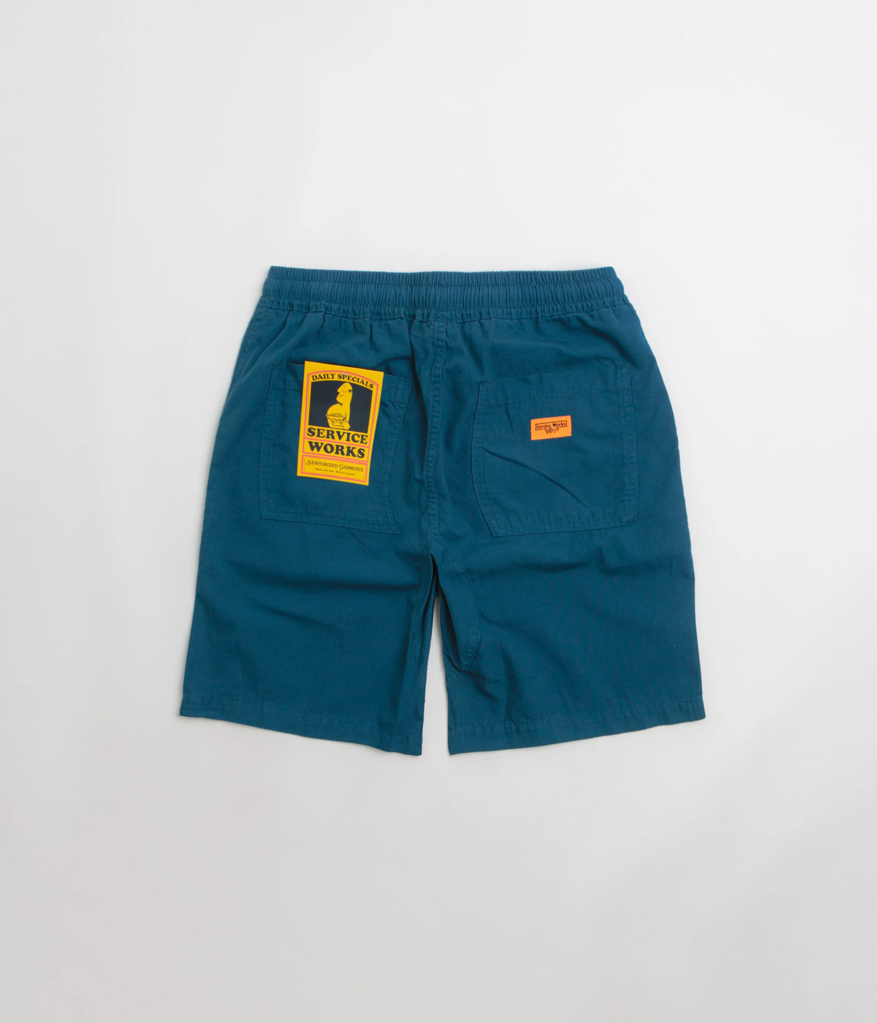 Service Works Ripstop Chef Shorts - Ocean