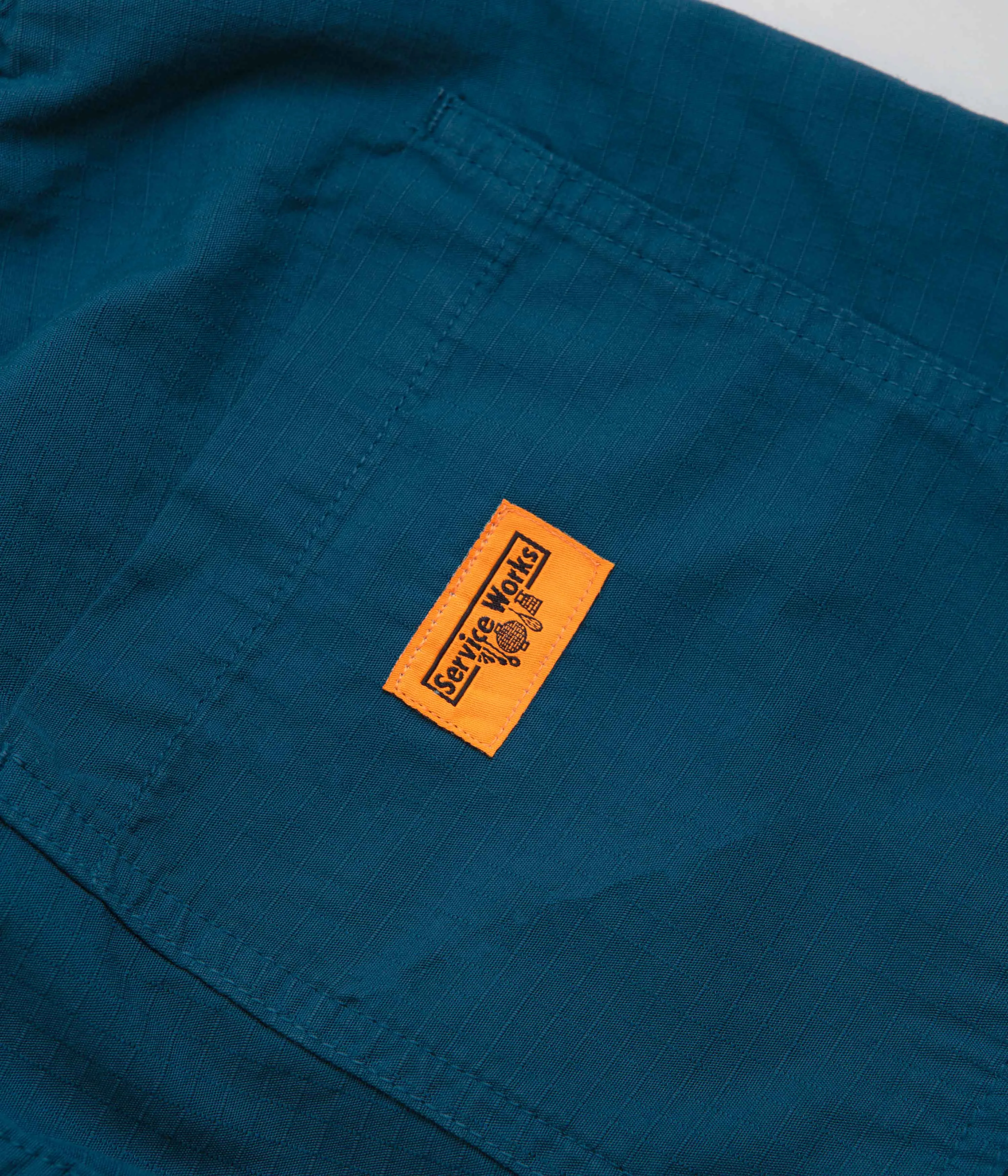 Service Works Ripstop Chef Shorts - Ocean