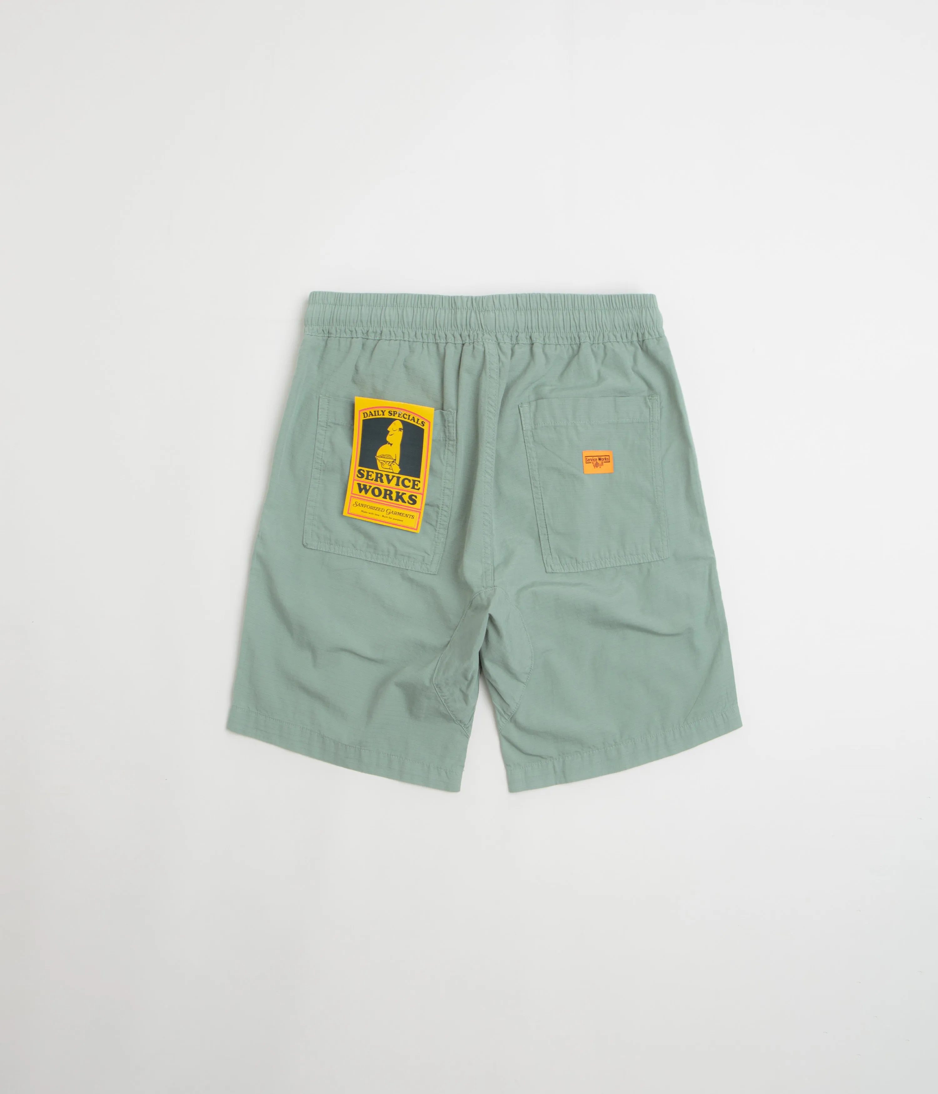 Service Works Ripstop Chef Shorts - Sage