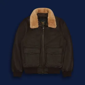 THE CARTER - Cigar Brown Leather Contemporary Fit