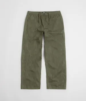 The Trilogy Tapes Beach Pants - Textured Olive