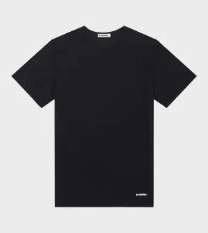 Ultra Light Cotton Crepe T-shirt Black