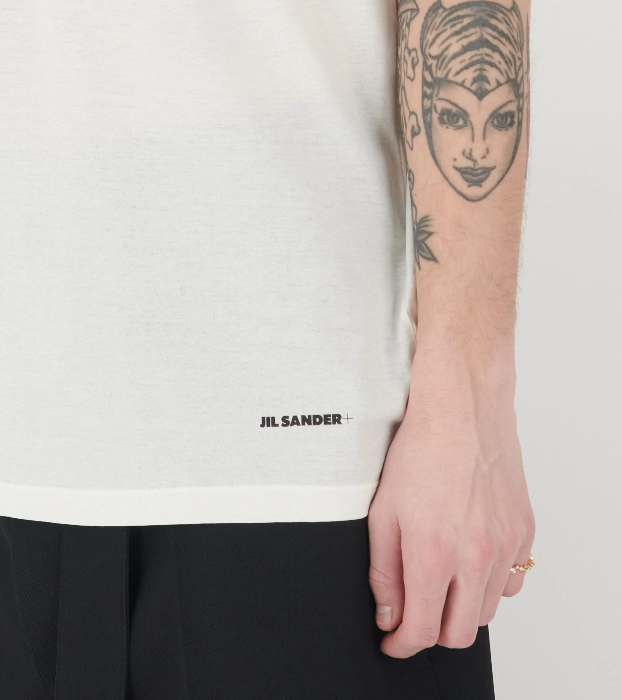 Ultra Light Cotton Crepe T-shirt Optic White