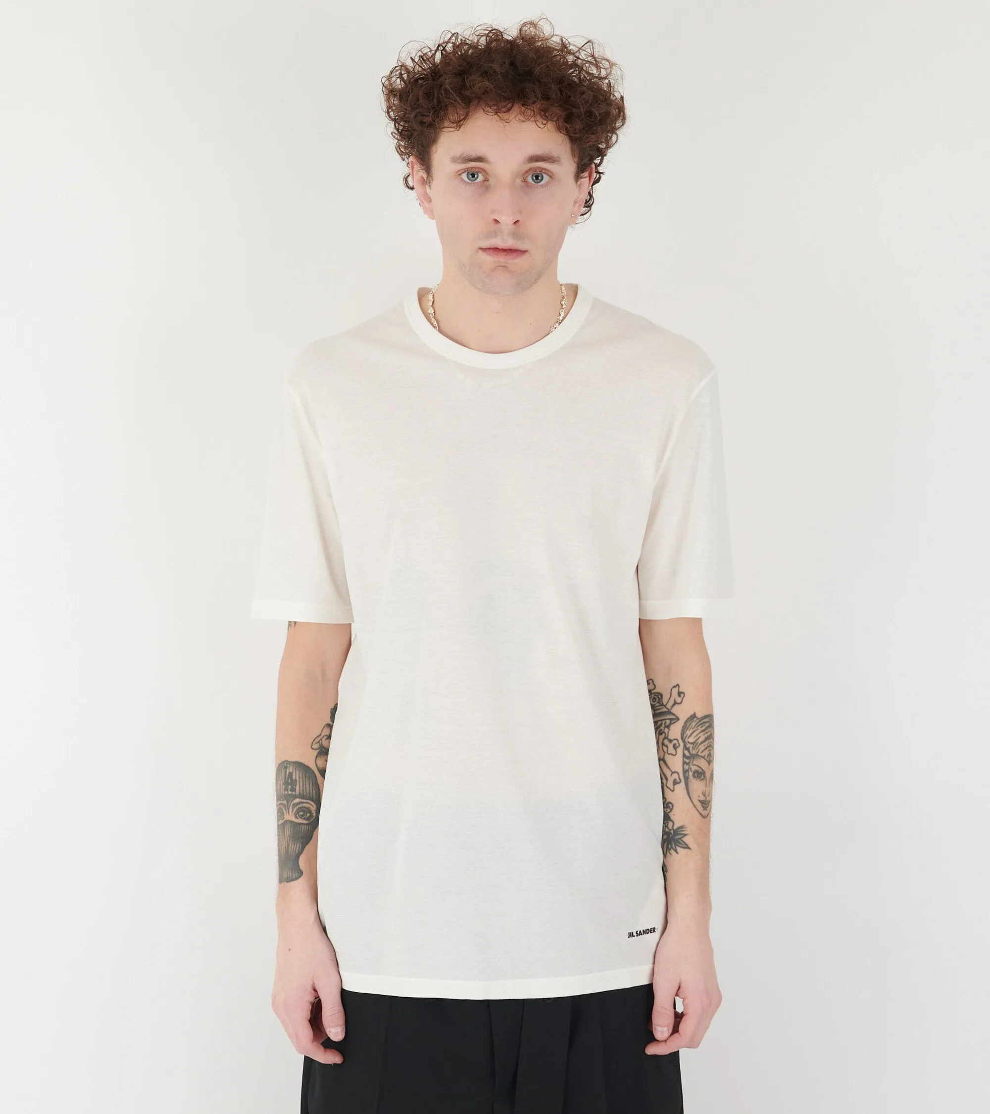 Ultra Light Cotton Crepe T-shirt Optic White