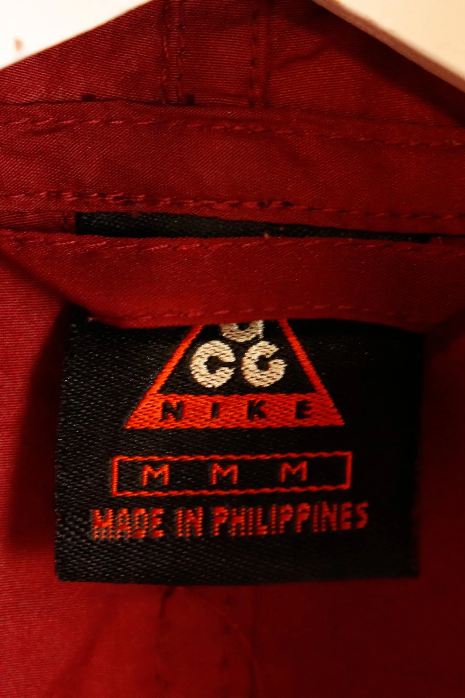 Vinage Nike Quarter Zip Kangaroo Pocket Light Windbreaker Jacket Sz M