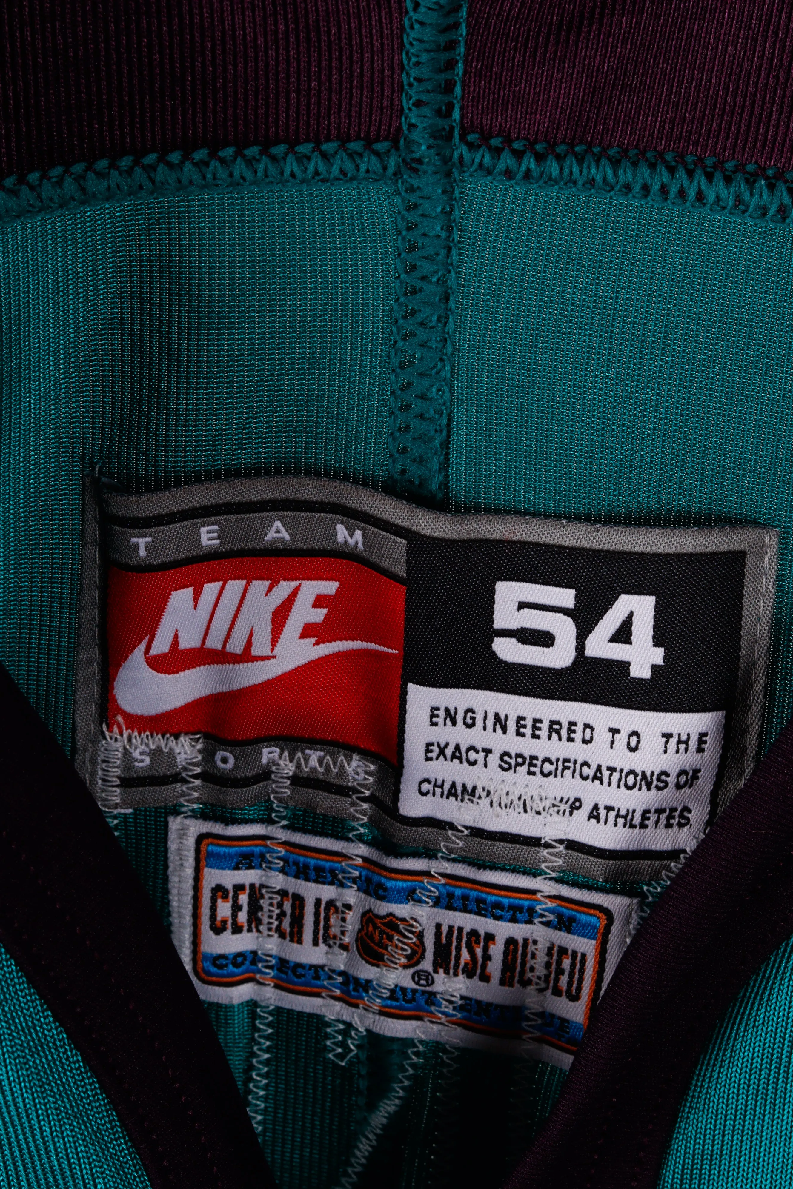 Vintage 1997 Nike Mighty Ducks of Anaheim 'Pavel Trnka 97 NHL Game One Japan' Jersey