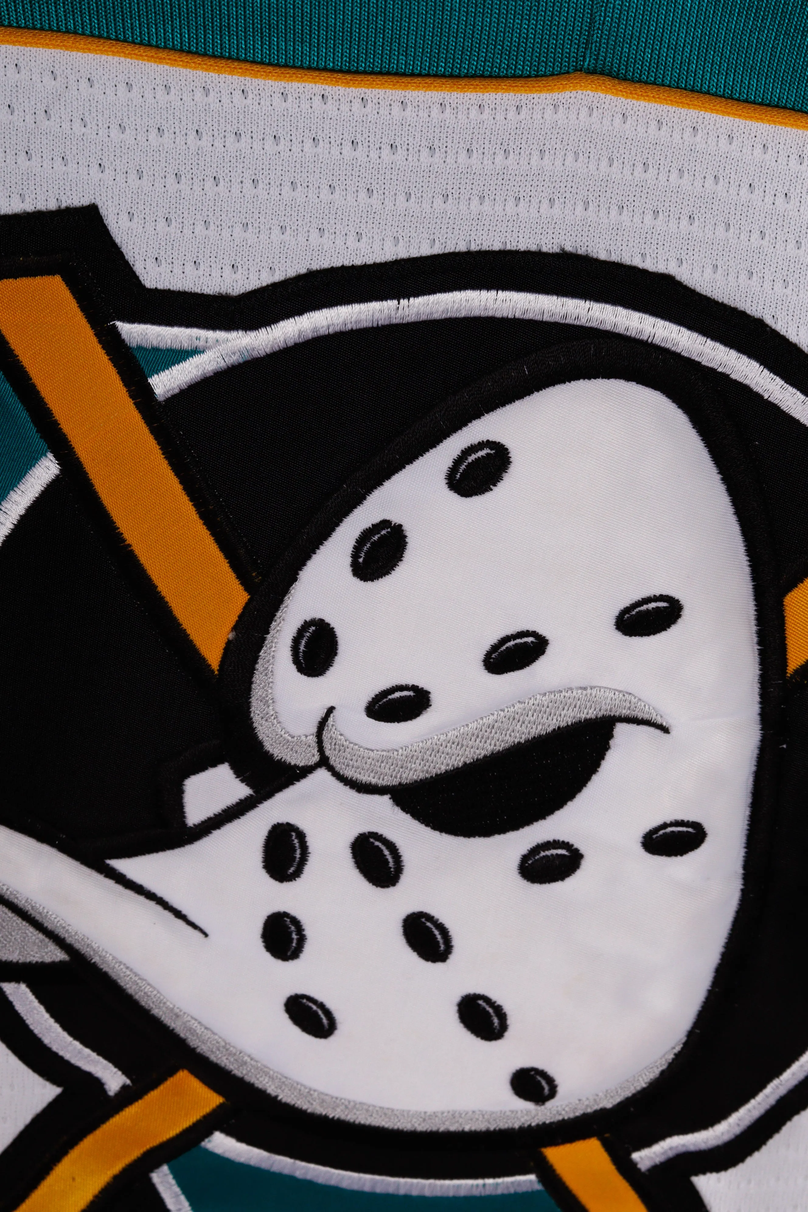 Vintage 1997 Nike Mighty Ducks of Anaheim 'Pavel Trnka 97 NHL Game One Japan' Jersey