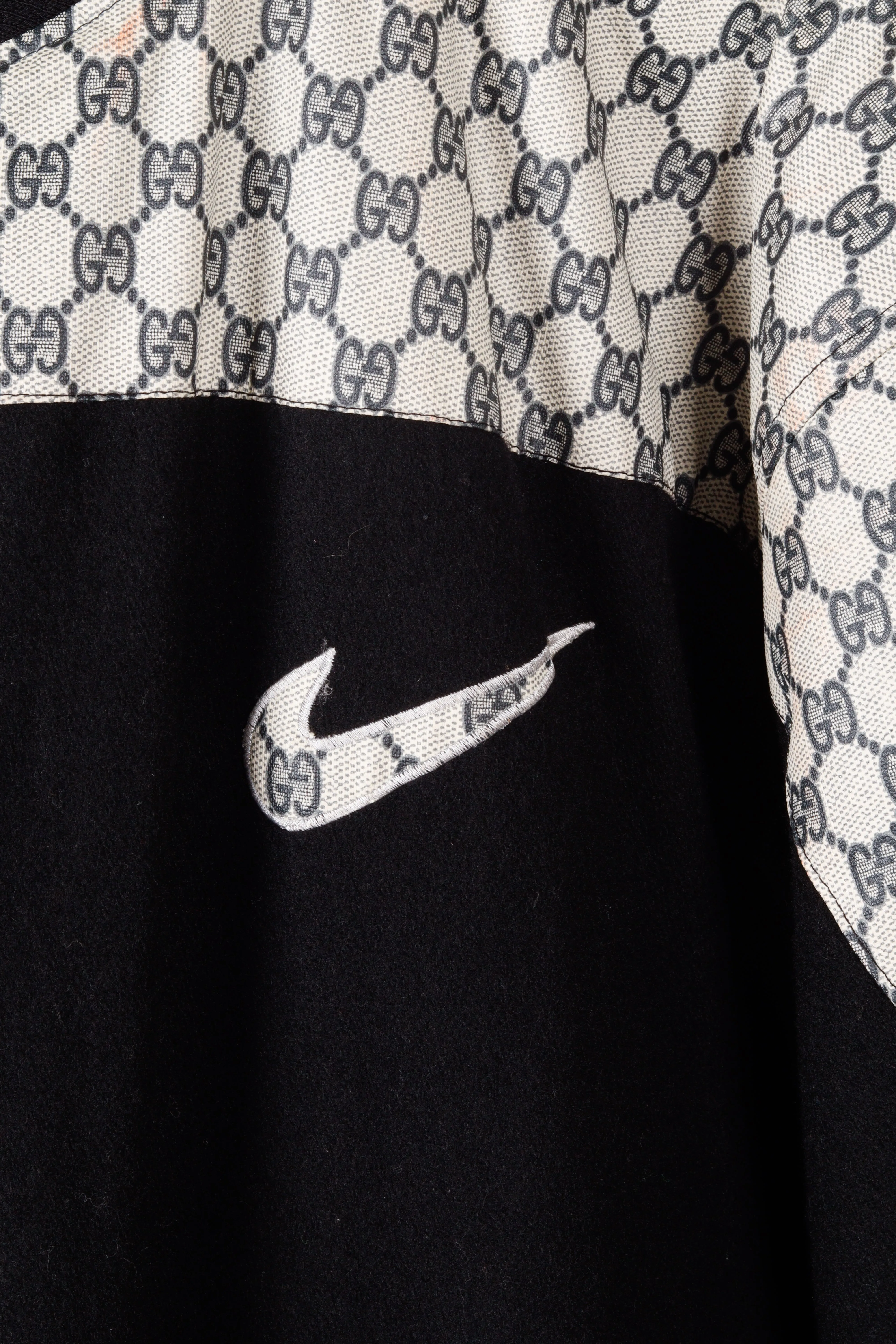 Vintage 90's Gucci x Nike 'Custom Bootleg Style' Wool Varsity Jacket