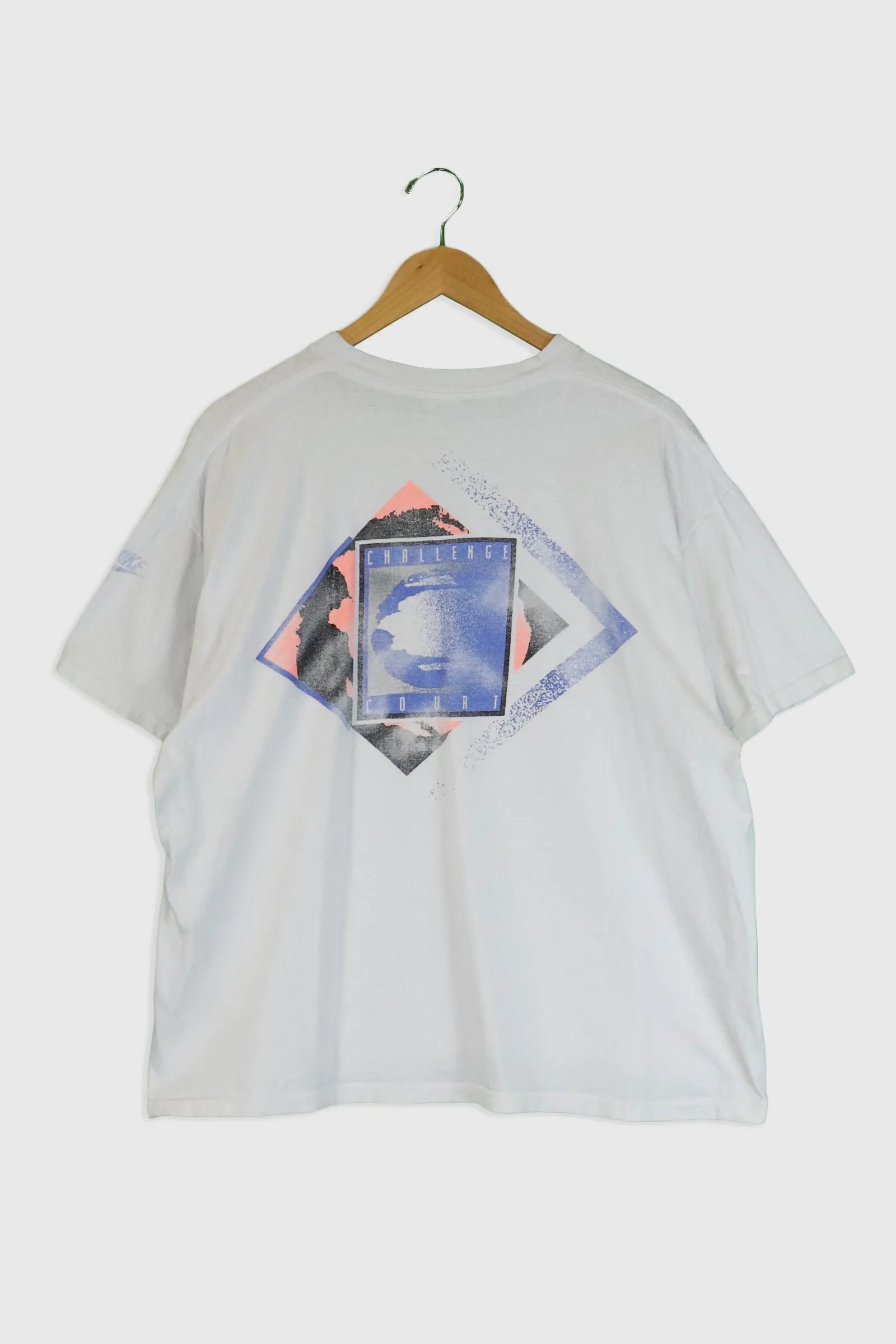 Vintage Nike Challenge Court Printed Back T Shirt Sz XL