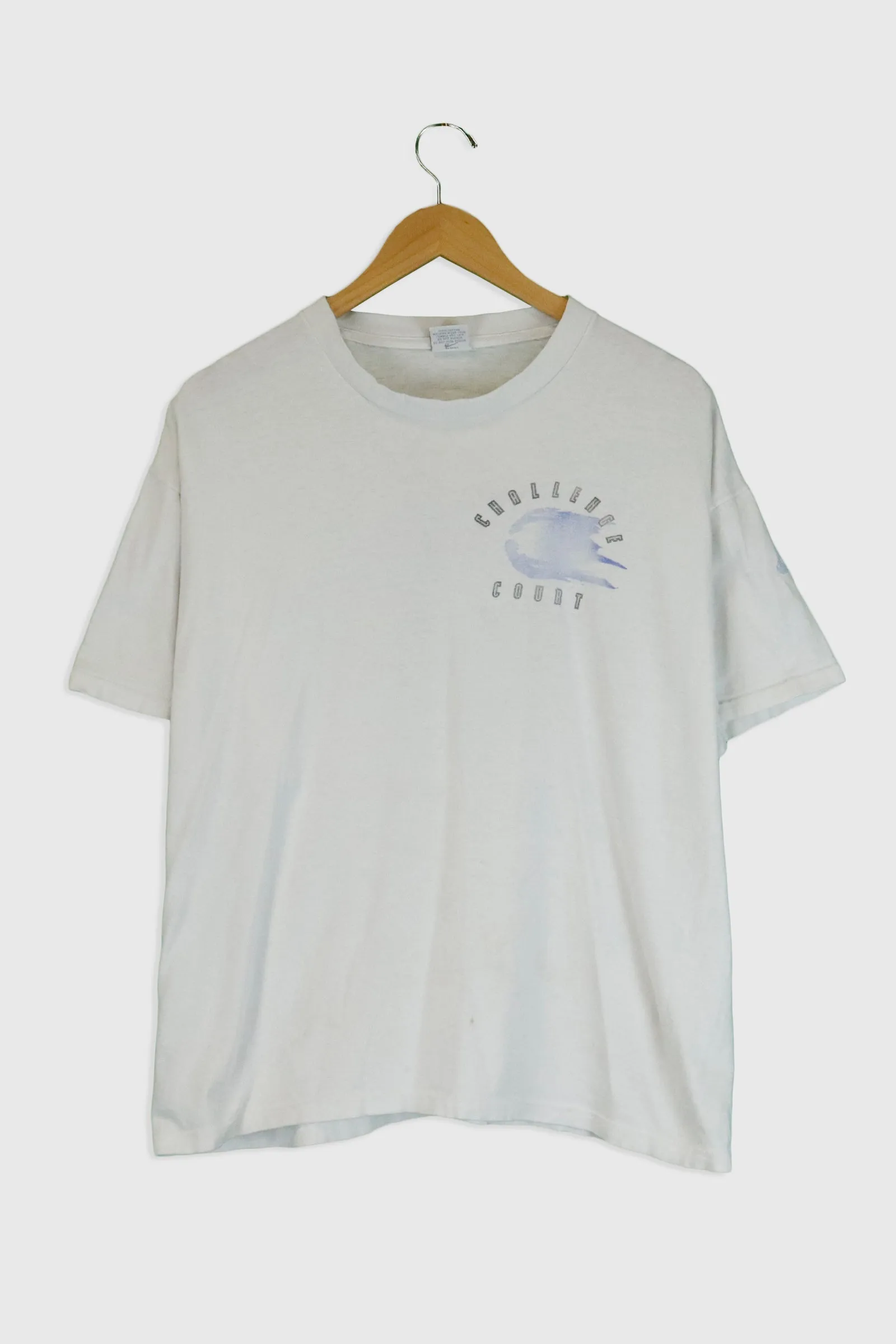 Vintage Nike Challenge Court Printed Back T Shirt Sz XL