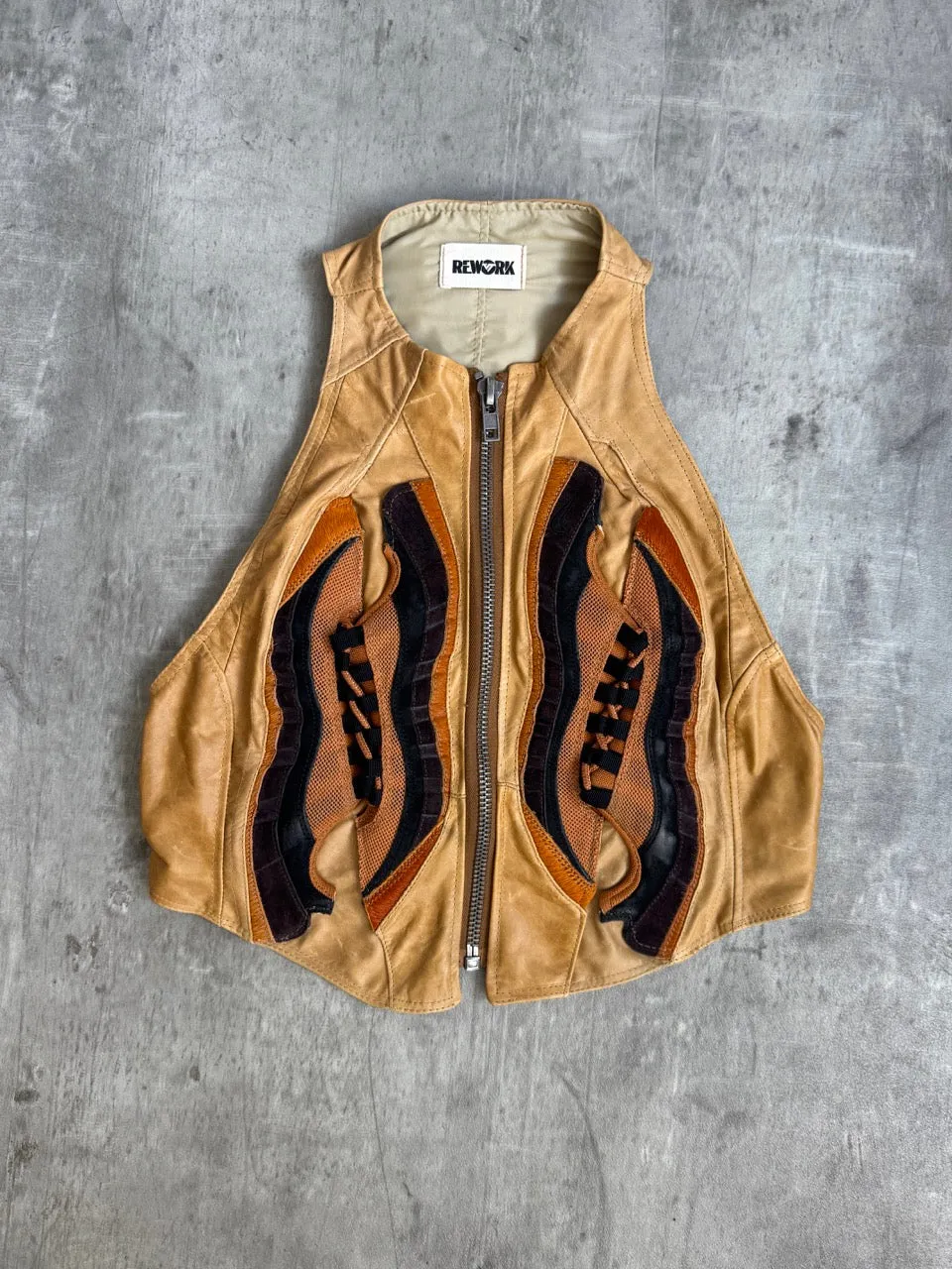 VT Rework: Nike TN Cobblestone Leather Vest