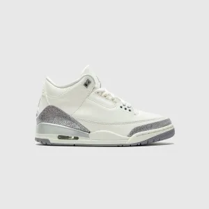 WMNS AIR JORDAN 3 RETRO CEMENT GREY & SILVER